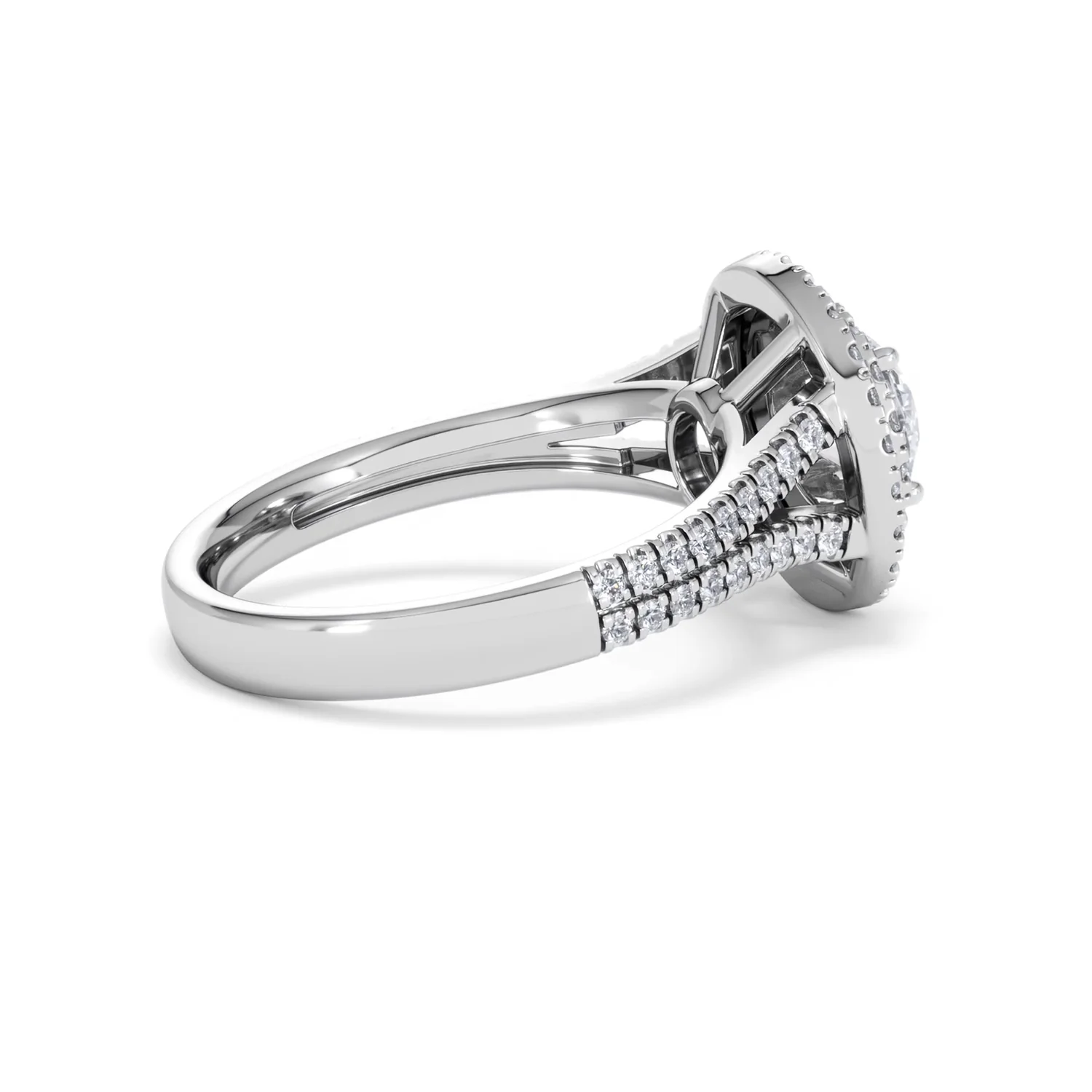 Camilla GIA Diamond Halo Engagement Ring in Platinum 2.15ct G/VS2 - Image 33