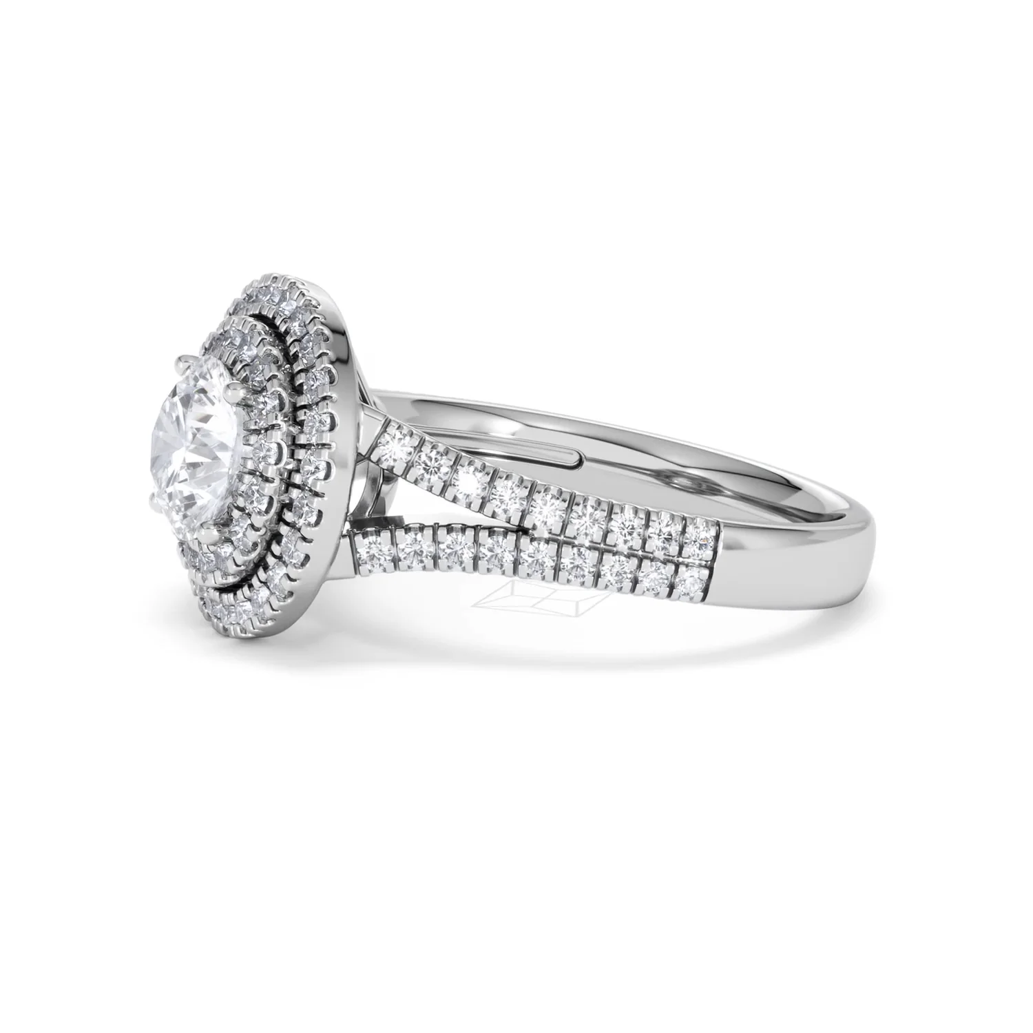 Camilla GIA Diamond Halo Engagement Ring in Platinum 2.15ct G/VS2 - Image 73