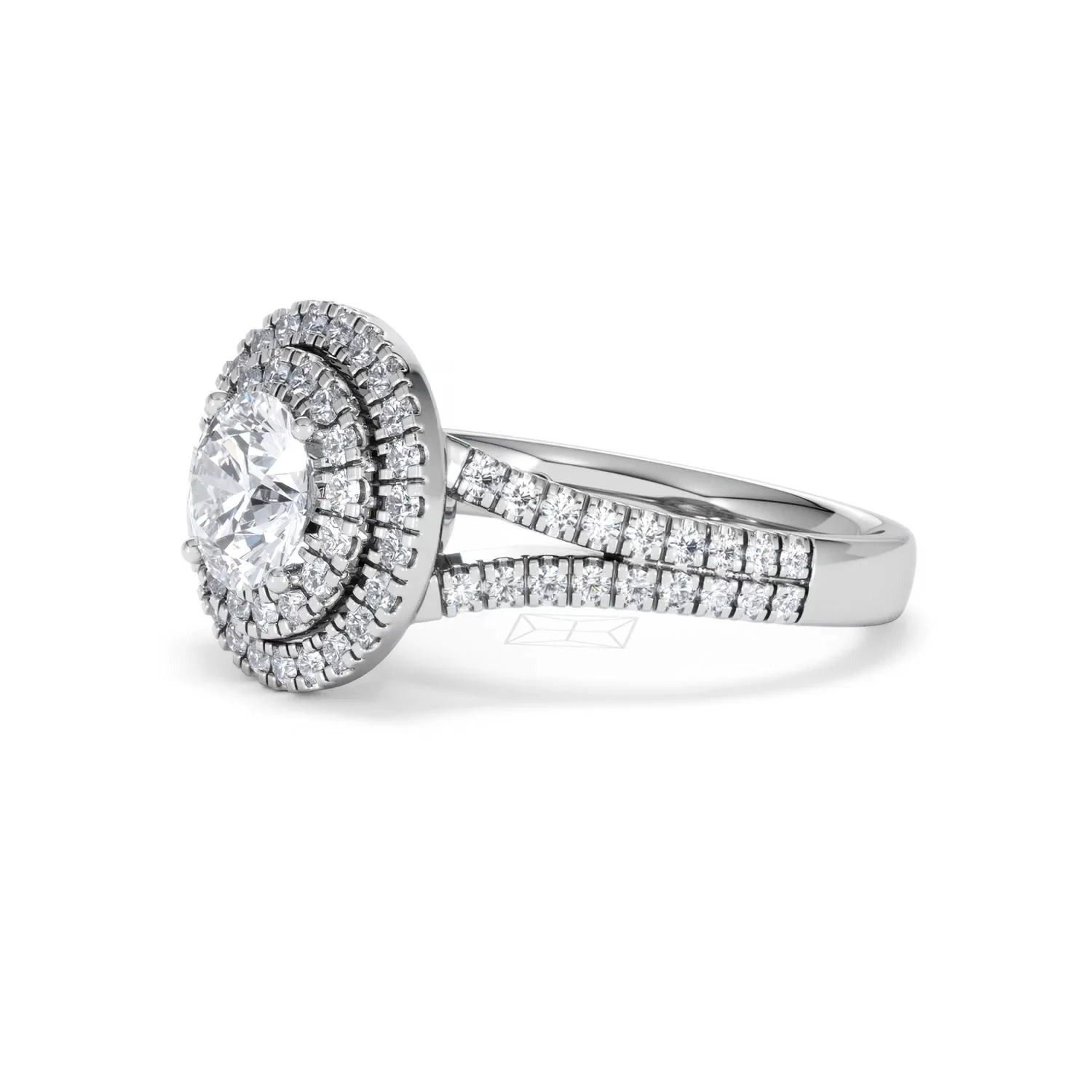 Camilla GIA Diamond Halo Engagement Ring in Platinum 2.15ct G/VS2 - Image 76