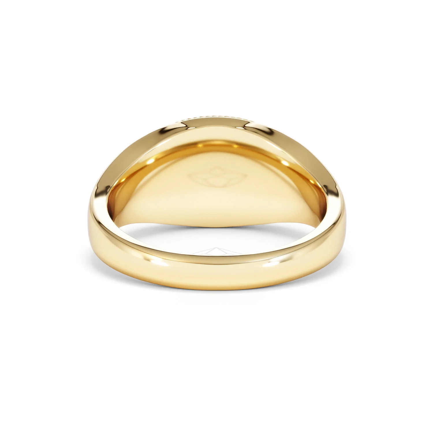 Capricorn Zodiac 0.01ct Lab Diamond Signet Ring in 18K Gold Vermeil - Image 47