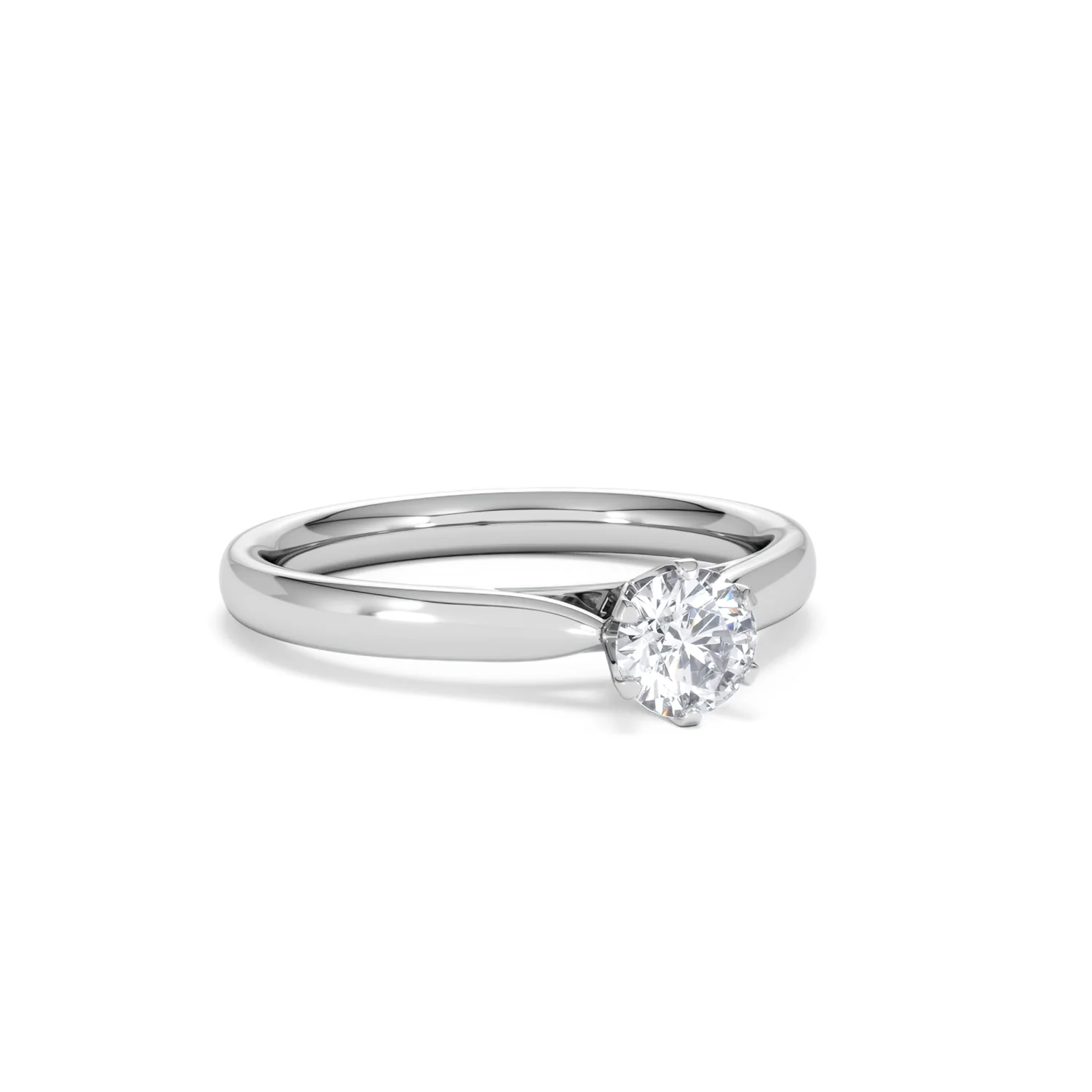 Certified 0.50CT Chloe High Platinum Engagement Ring G/VS - Image 13