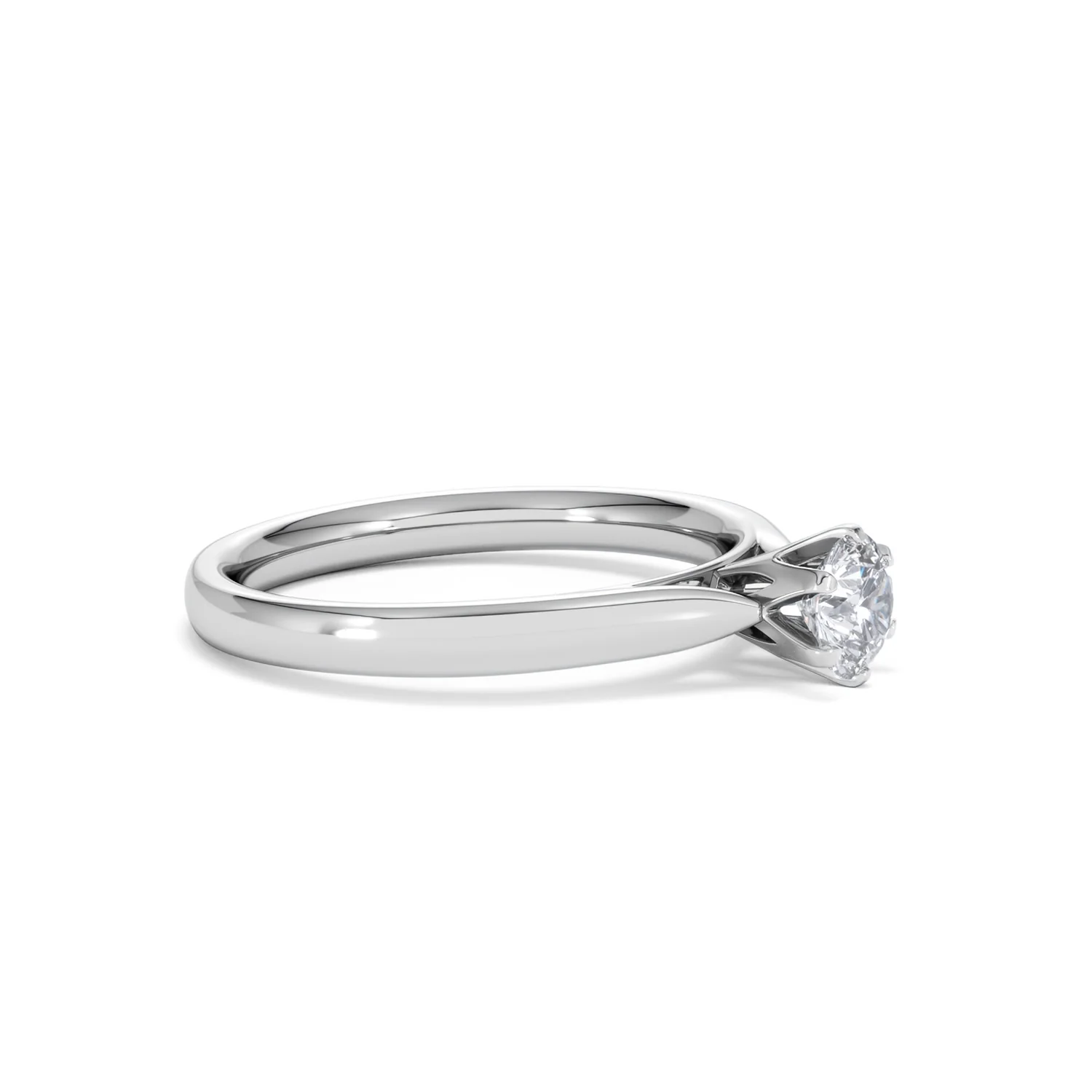 Certified 0.50CT Chloe High Platinum Engagement Ring G/VS - Image 21