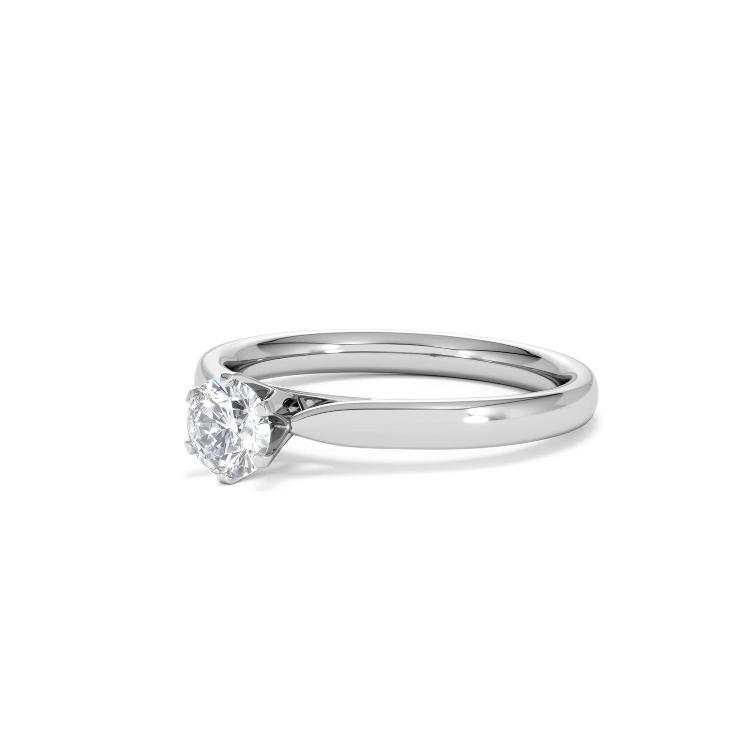 Certified 0.50CT Chloe High Platinum Engagement Ring G/VS - Image 80