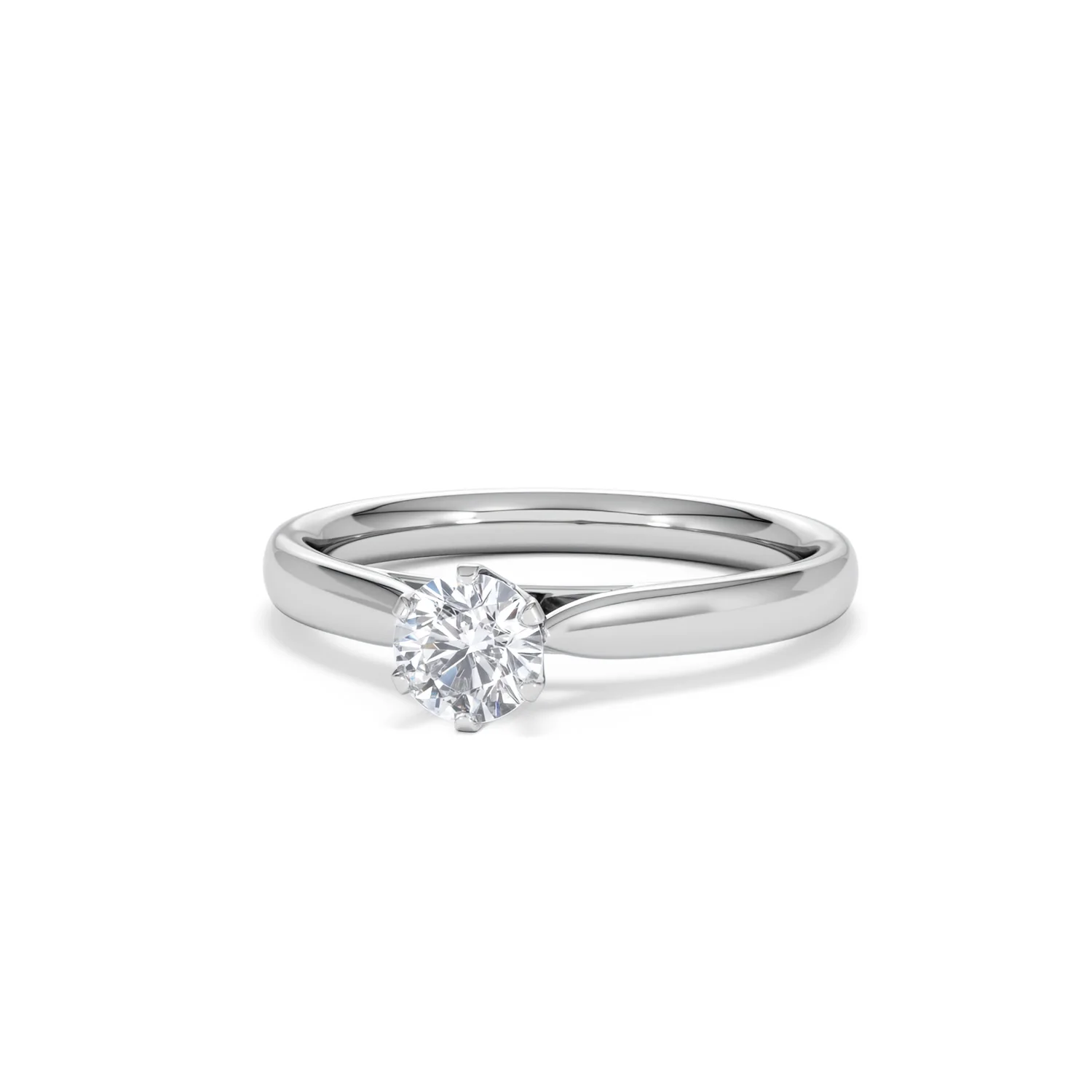 Certified 0.50CT Chloe High Platinum Engagement Ring G/VS - Image 85