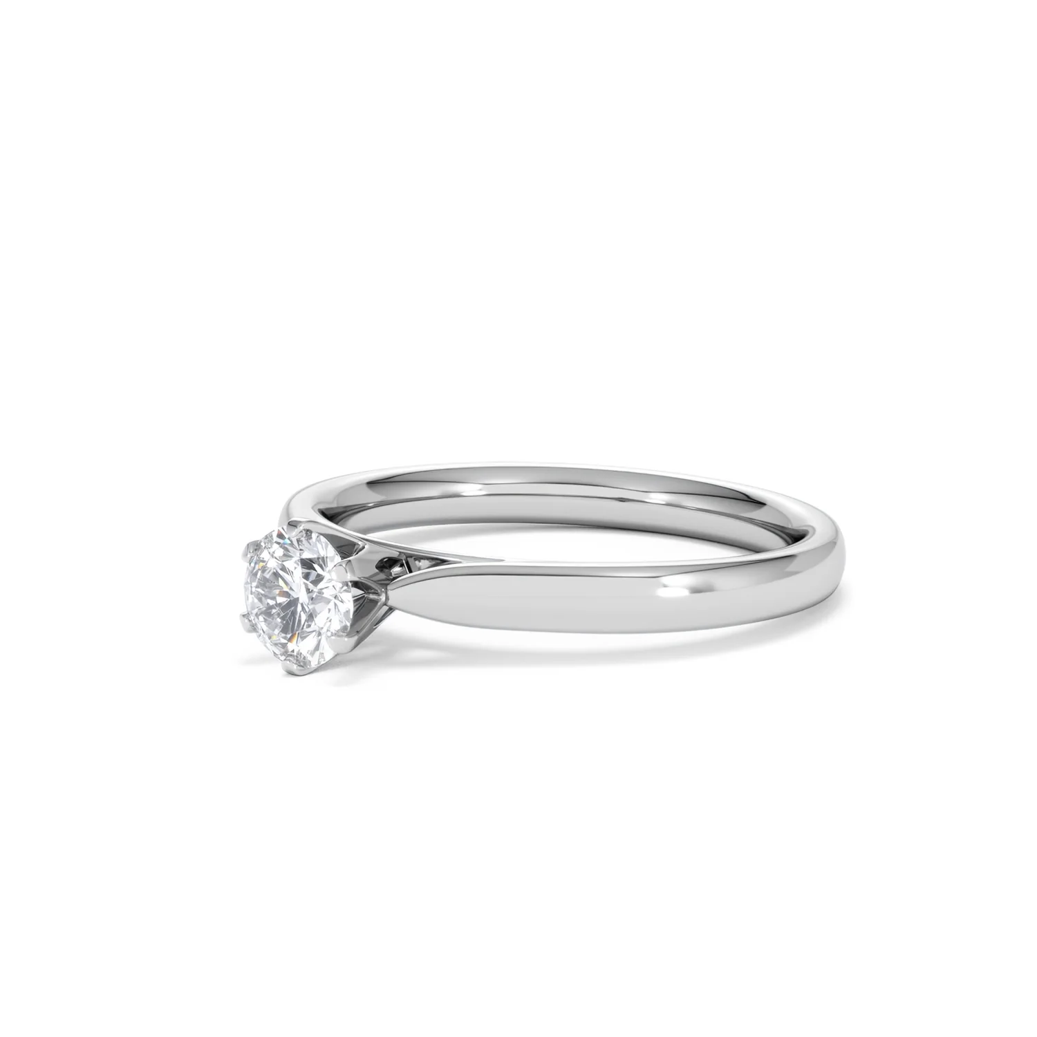 Certified 0.50CT Chloe High Platinum Engagement Ring G/SI2 - Image 79