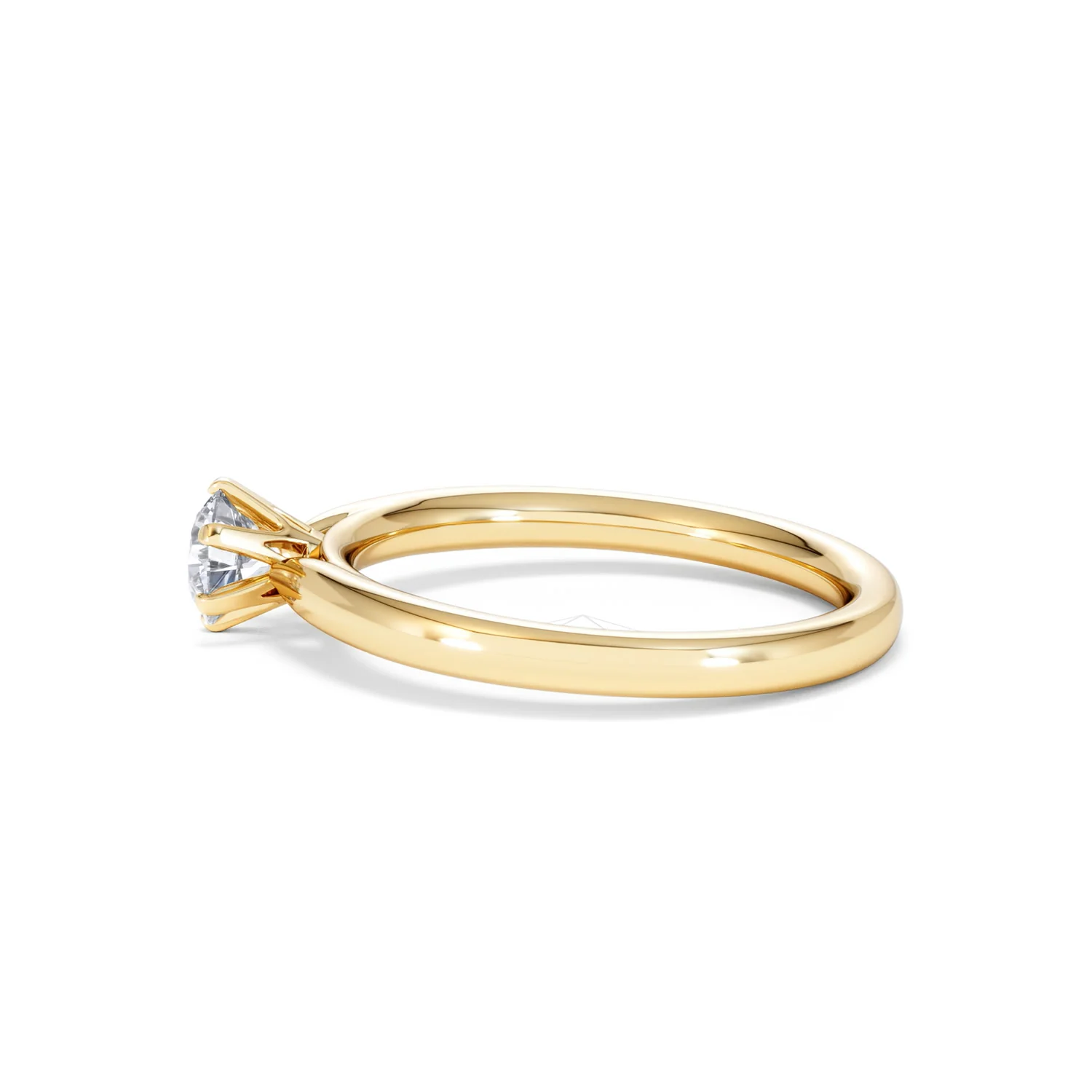 Certified 0.50CT Chloe Low 18K Gold Engagement Ring G/SI2 - Image 67