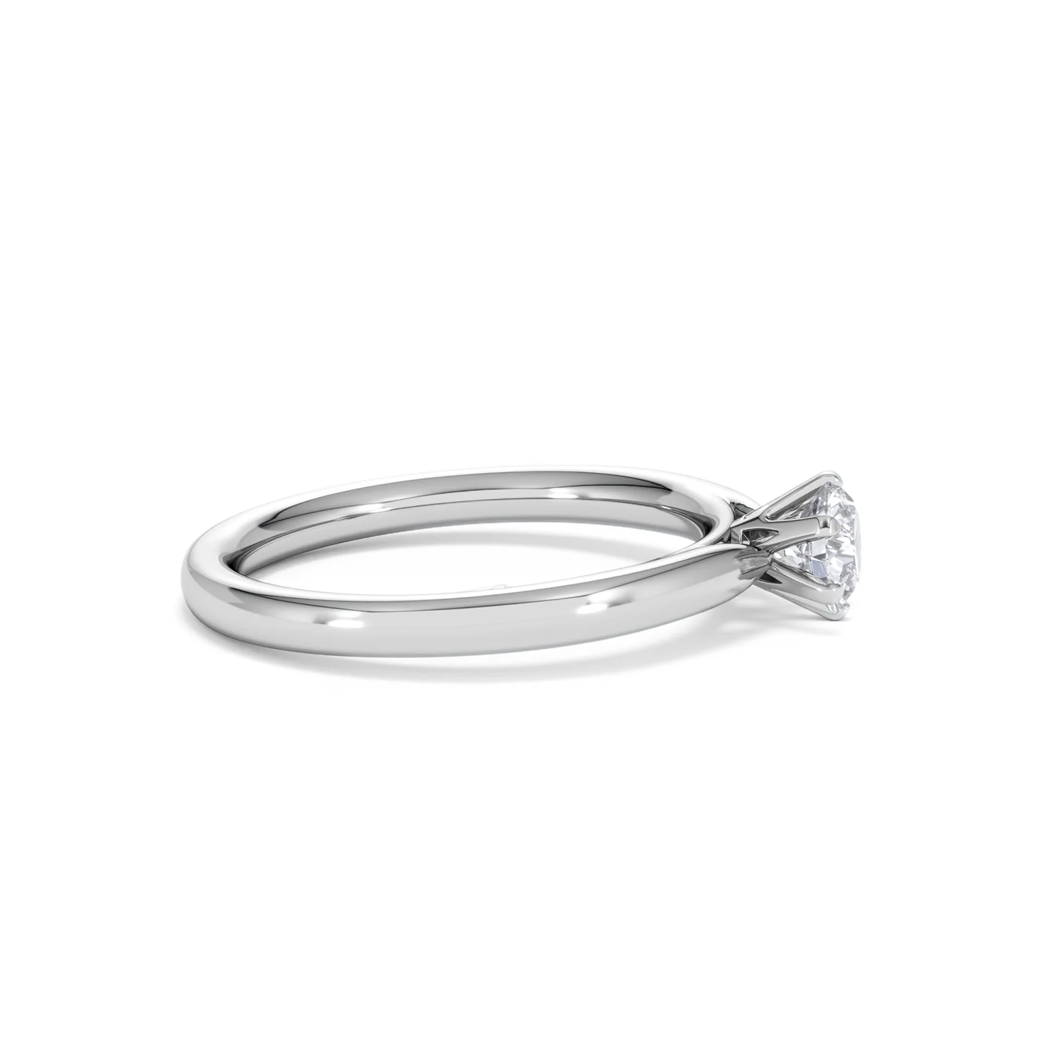 Certified 0.50CT Chloe Low Platinum Engagement Ring G/VS - Image 26