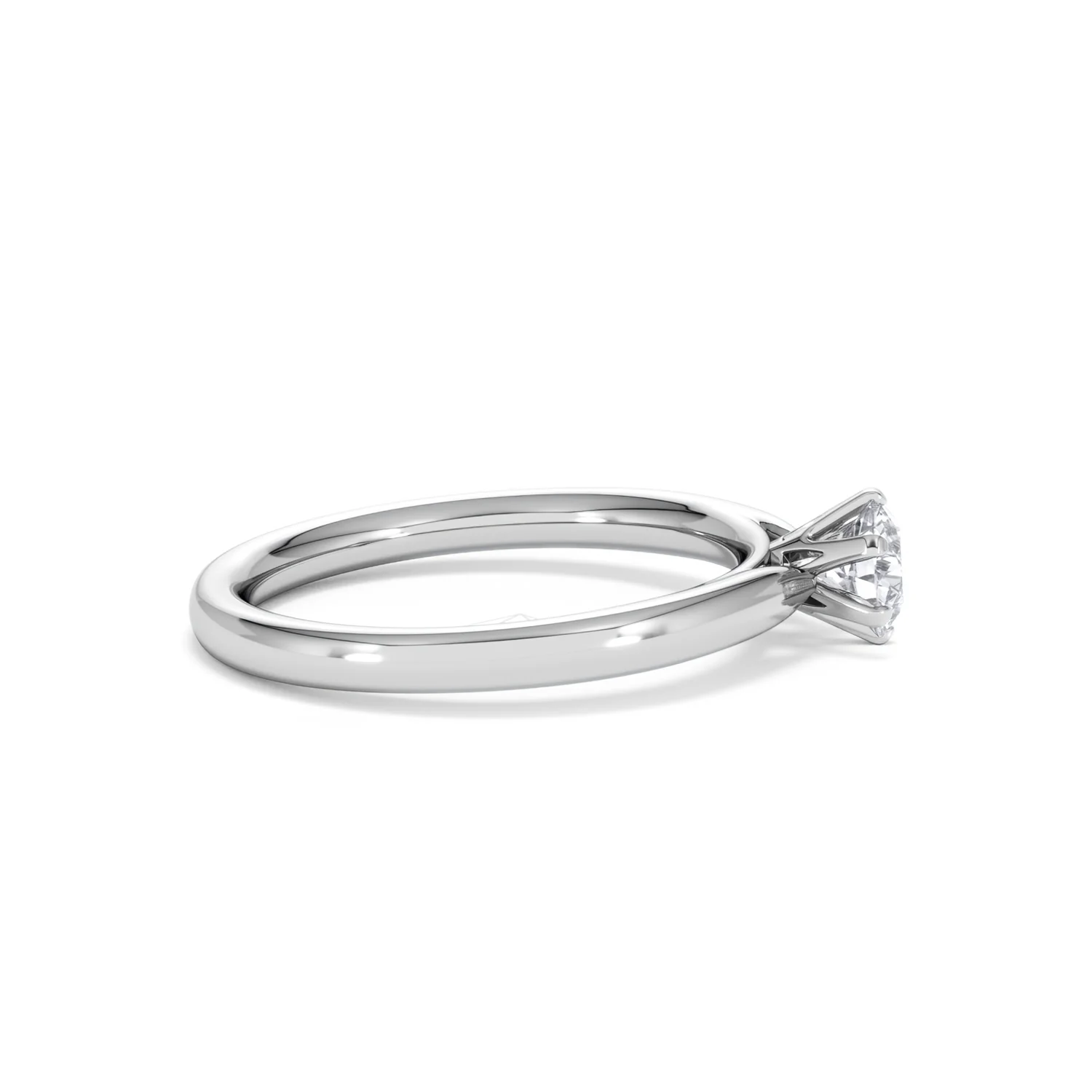 Certified 0.50CT Chloe Low Platinum Engagement Ring G/VS - Image 27