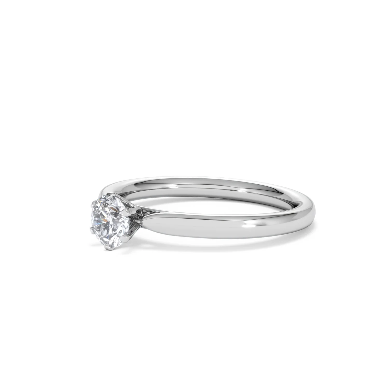 Certified 0.50CT Chloe Low Platinum Engagement Ring G/VS - Image 78