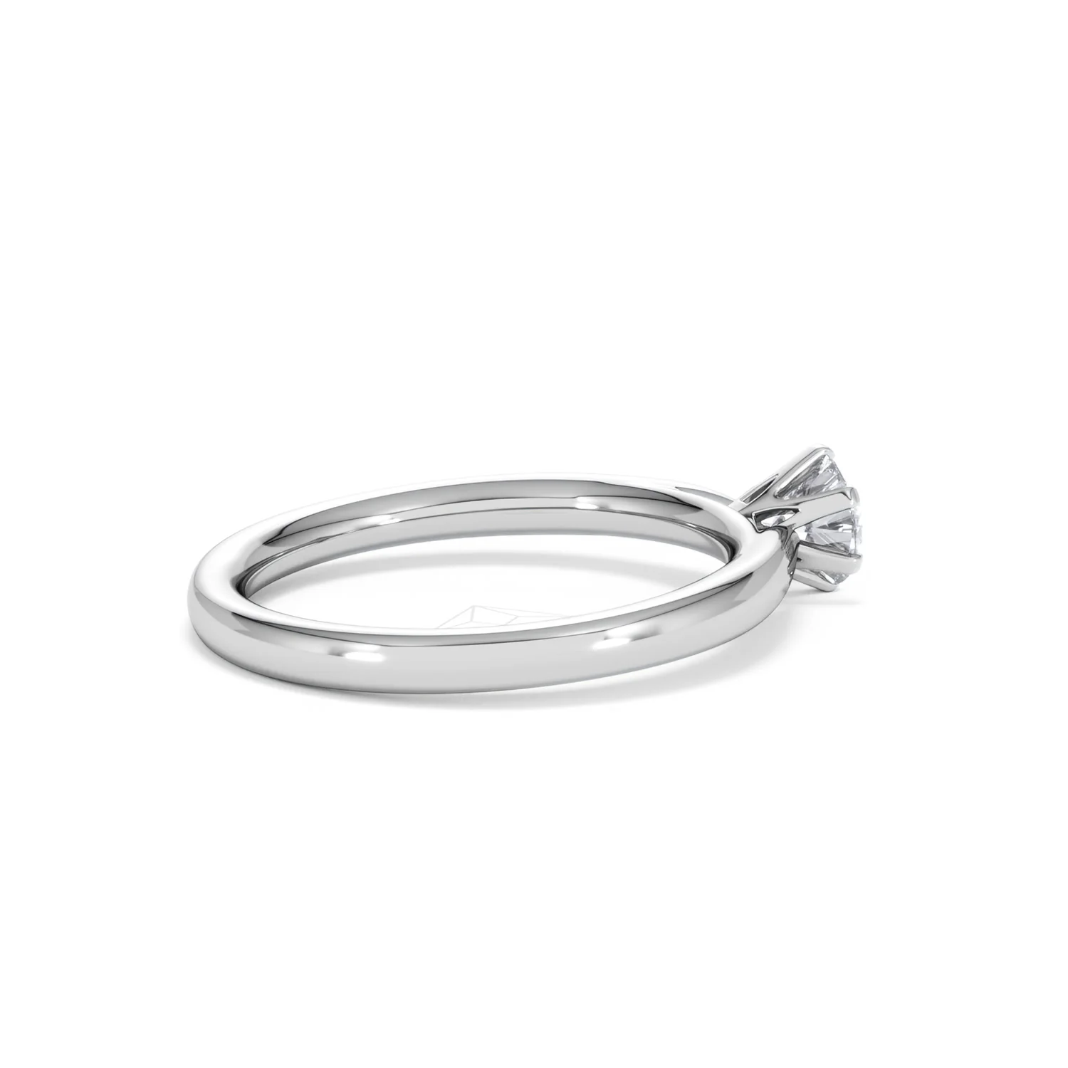 Certified 0.50CT Chloe Low Platinum Engagement Ring G/SI2 - Image 33