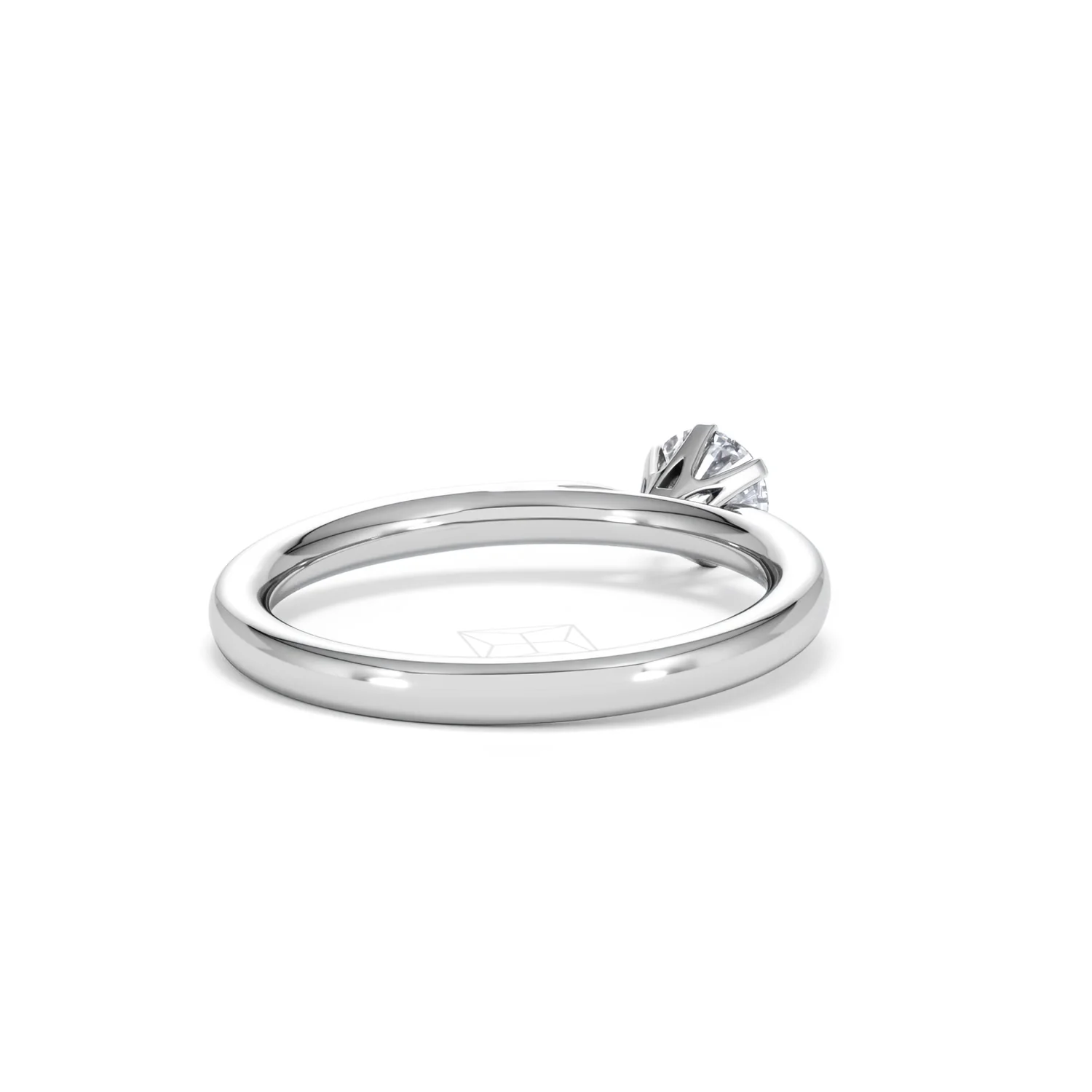 Certified 0.50CT Chloe Low Platinum Engagement Ring G/SI2 - Image 41