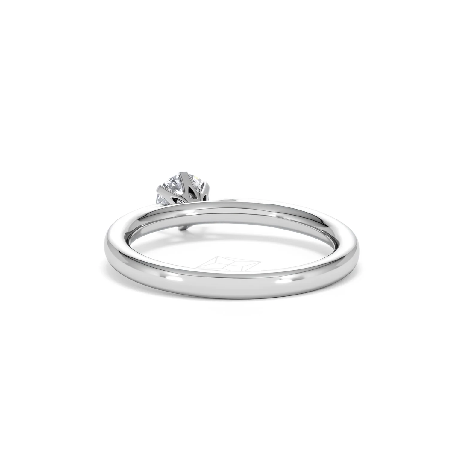Certified 0.50CT Chloe Low Platinum Engagement Ring G/SI2 - Image 52