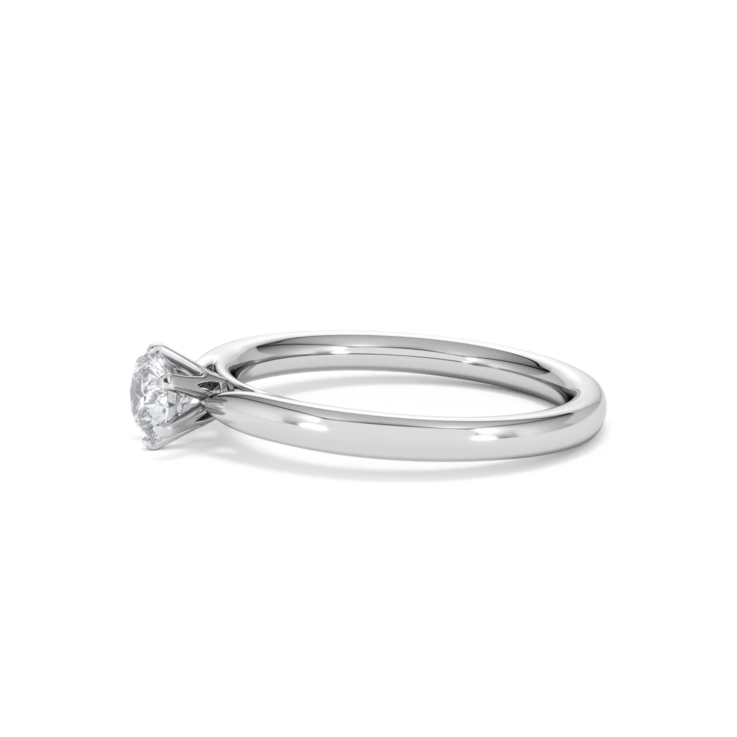 Certified 0.50CT Chloe Low Platinum Engagement Ring G/SI2 - Image 72