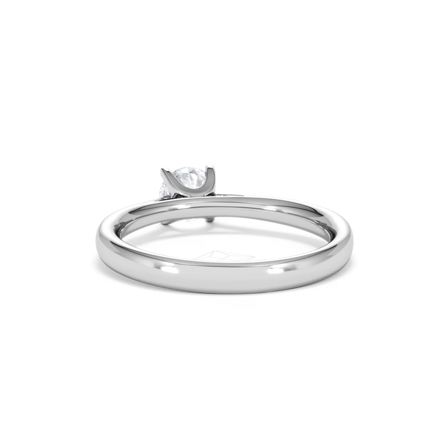 Certified 0.50CT Grace Platinum Engagement Ring G/VS - Image 51
