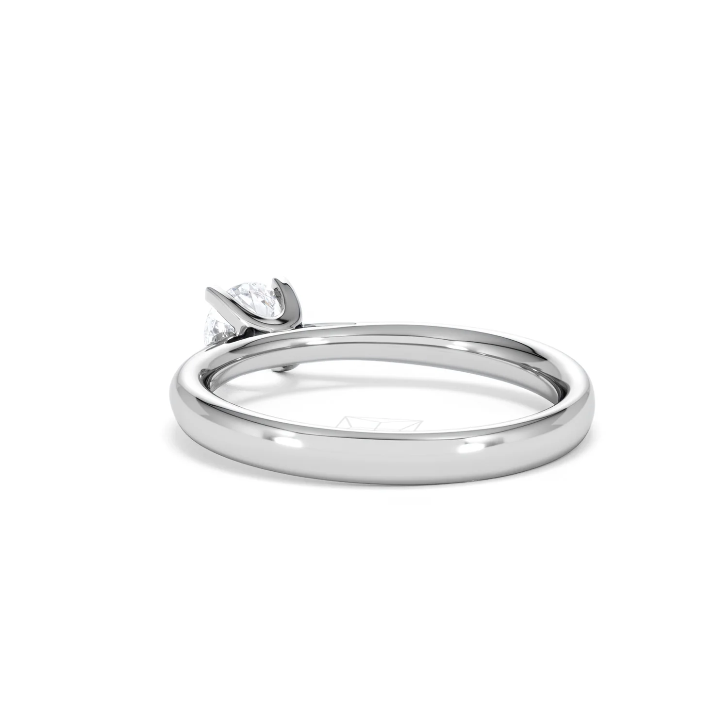Certified 0.50CT Grace Platinum Engagement Ring G/VS - Image 55