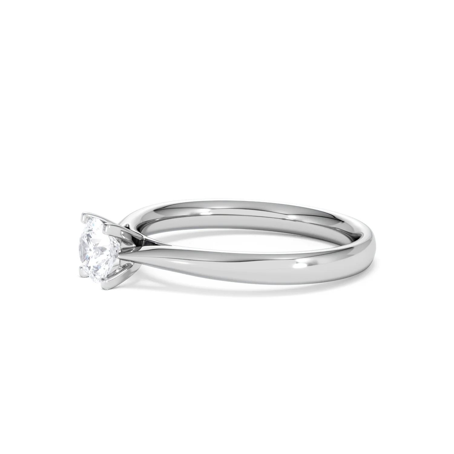 Certified 0.50CT Grace Platinum Engagement Ring G/VS - Image 74
