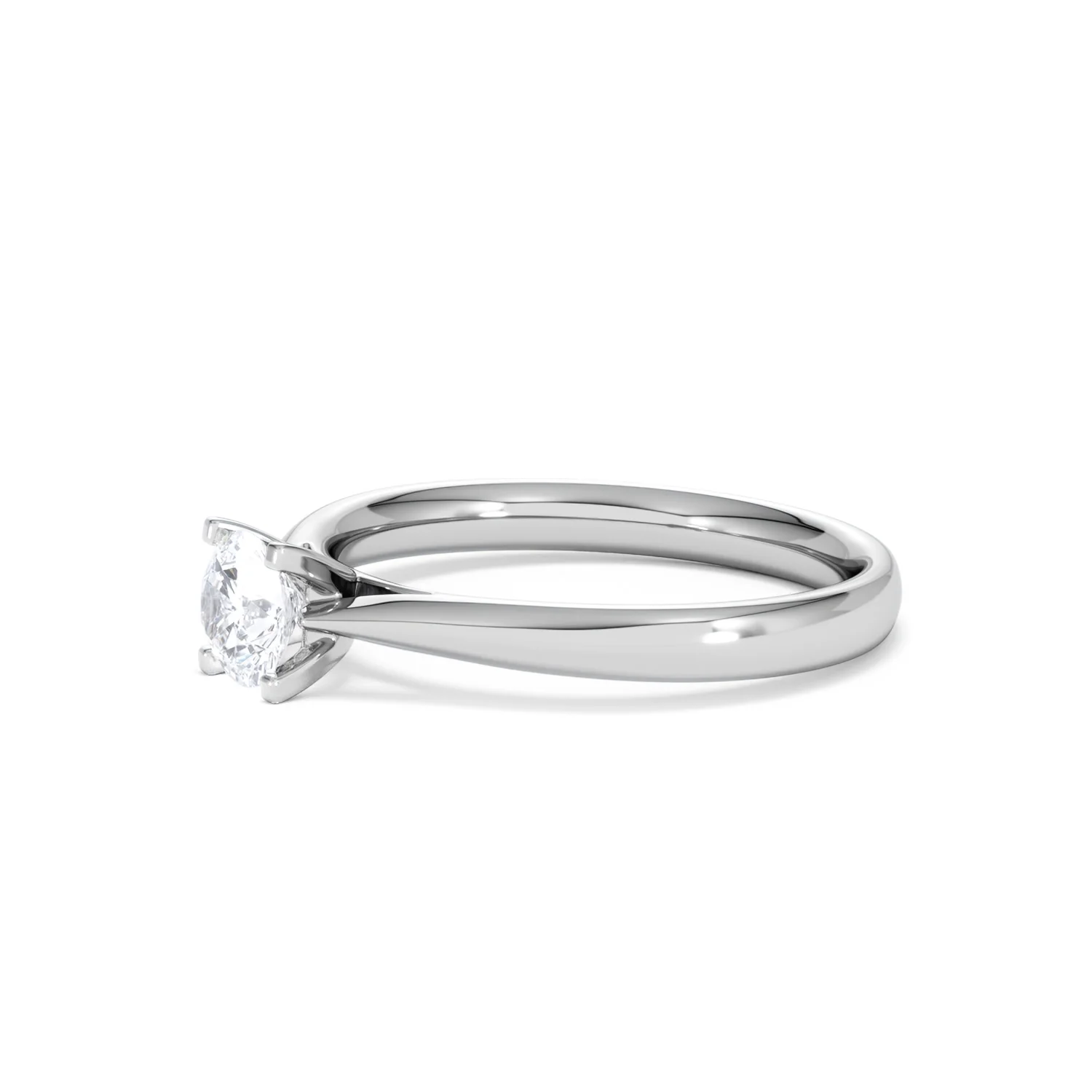 Certified 0.50CT Grace Platinum Engagement Ring G/VS - Image 75