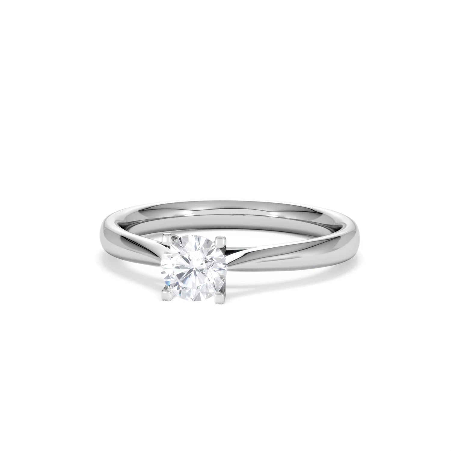 Certified 0.50CT Grace Platinum Engagement Ring G/VS - Image 85