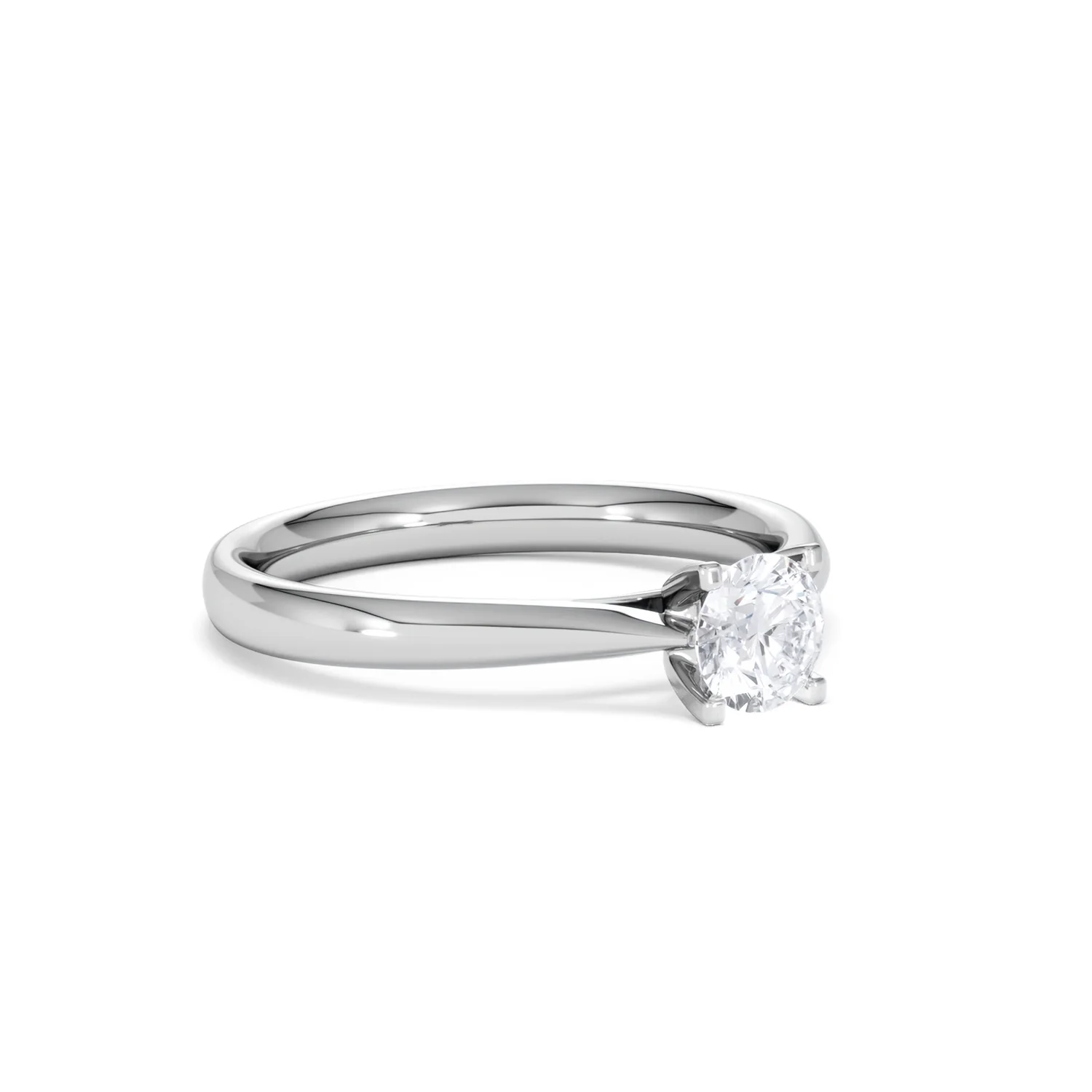 Certified 0.50CT Grace Platinum Engagement Ring G/SI2 - Image 16