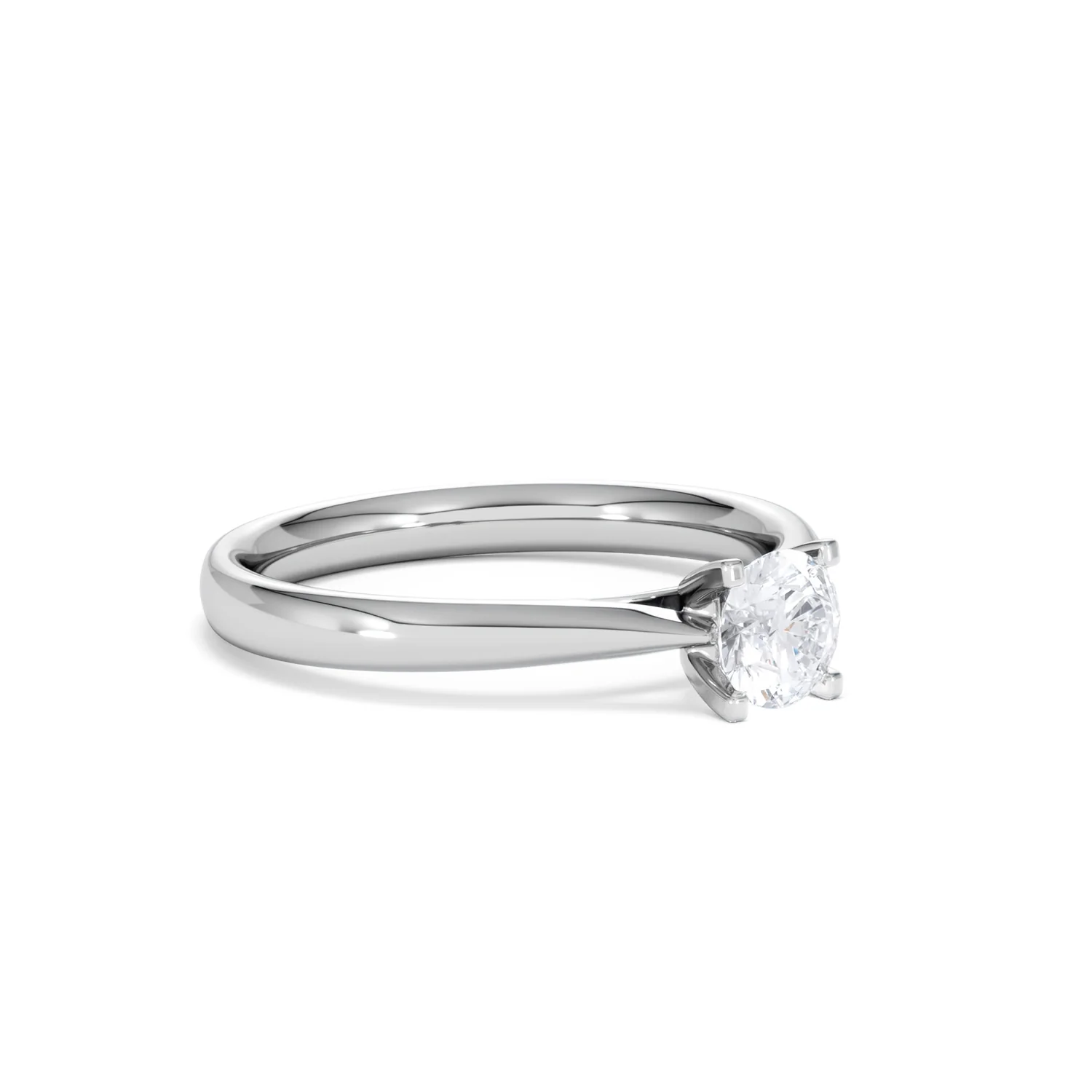 Certified 0.50CT Grace Platinum Engagement Ring G/SI2 - Image 17