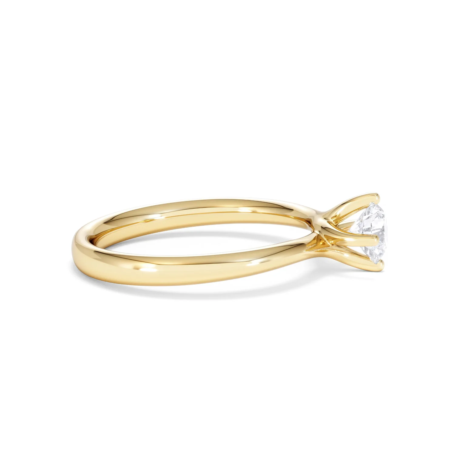 Certified 0.50CT Lily 18K Gold Engagement Ring G/SI2 - Image 26