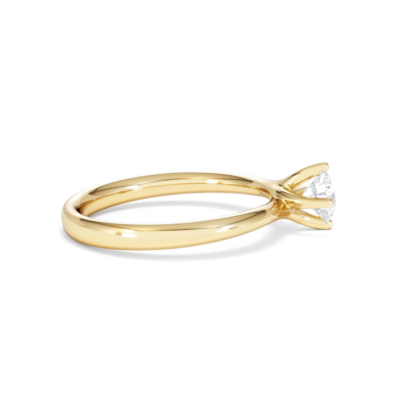 Certified 0.50CT Lily 18K Gold Engagement Ring G/SI2 - Image 28