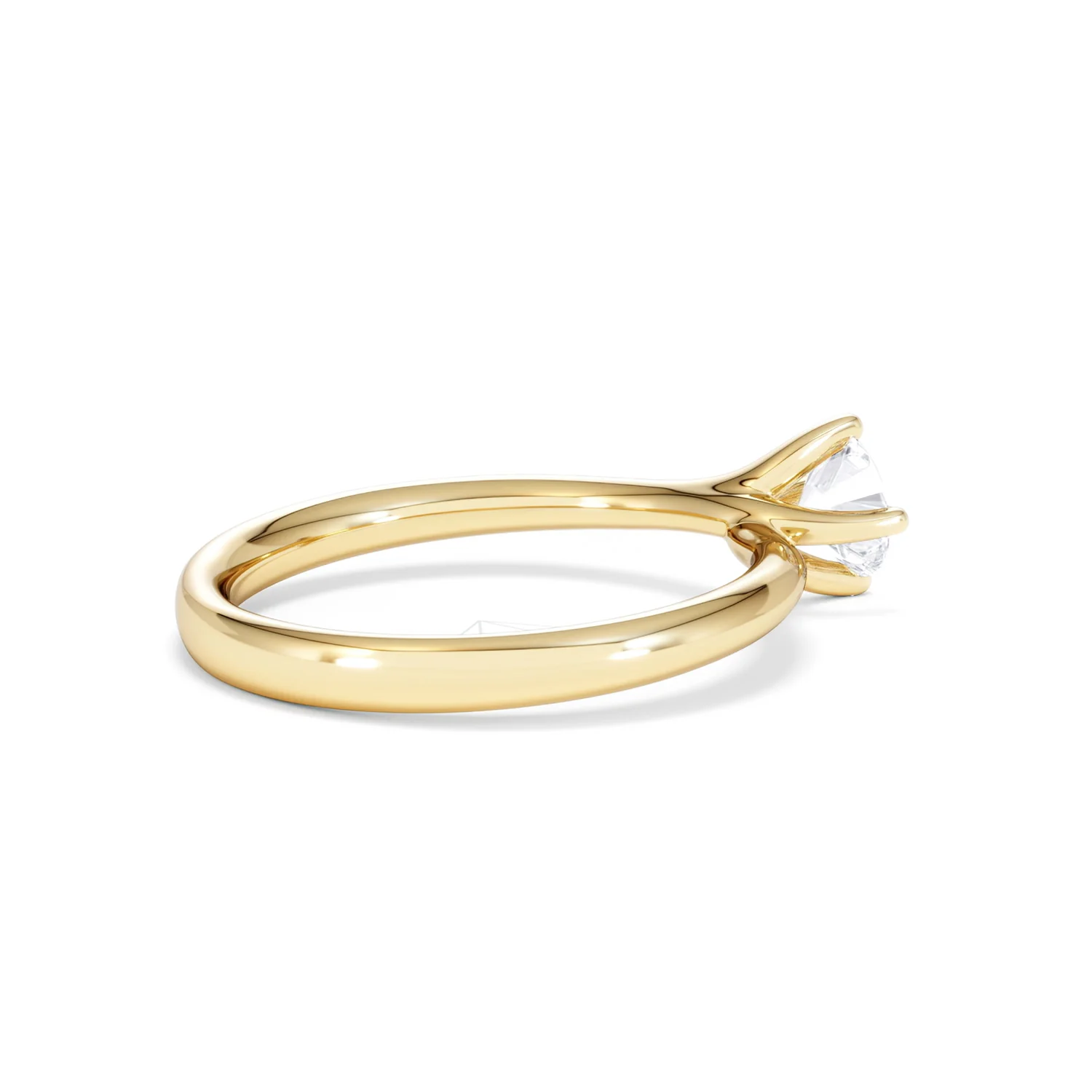 Certified 0.50CT Lily 18K Gold Engagement Ring G/SI2 - Image 34