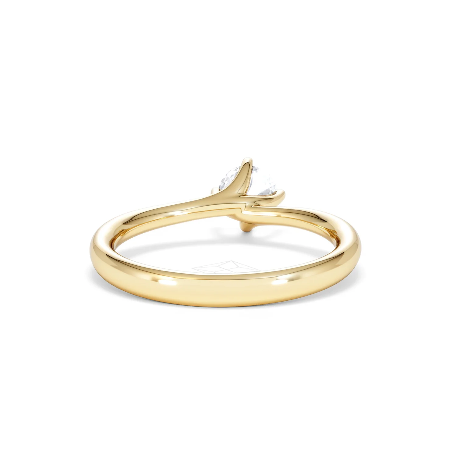 Certified 0.50CT Lily 18K Gold Engagement Ring G/SI2 - Image 46