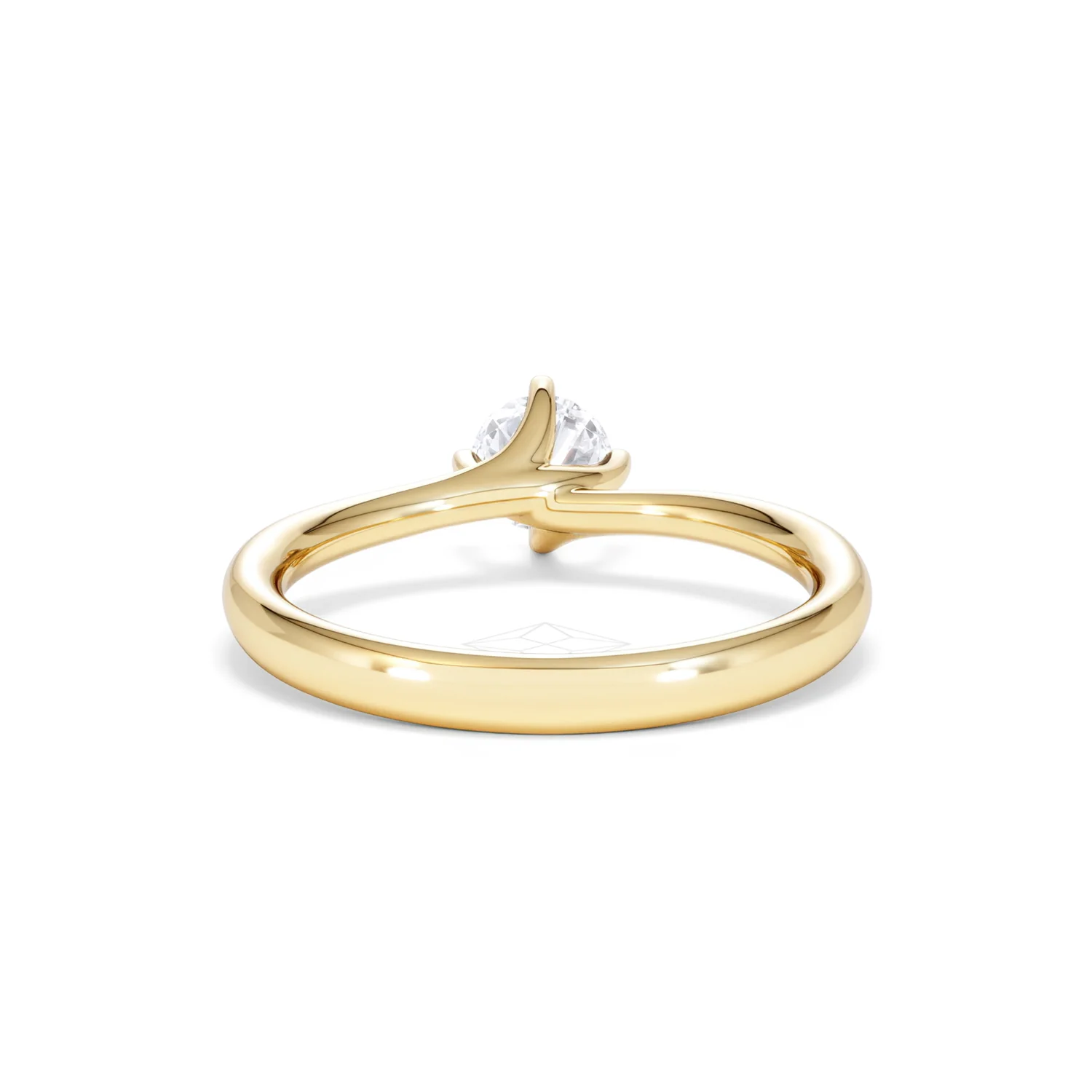 Certified 0.50CT Lily 18K Gold Engagement Ring G/SI2 - Image 48