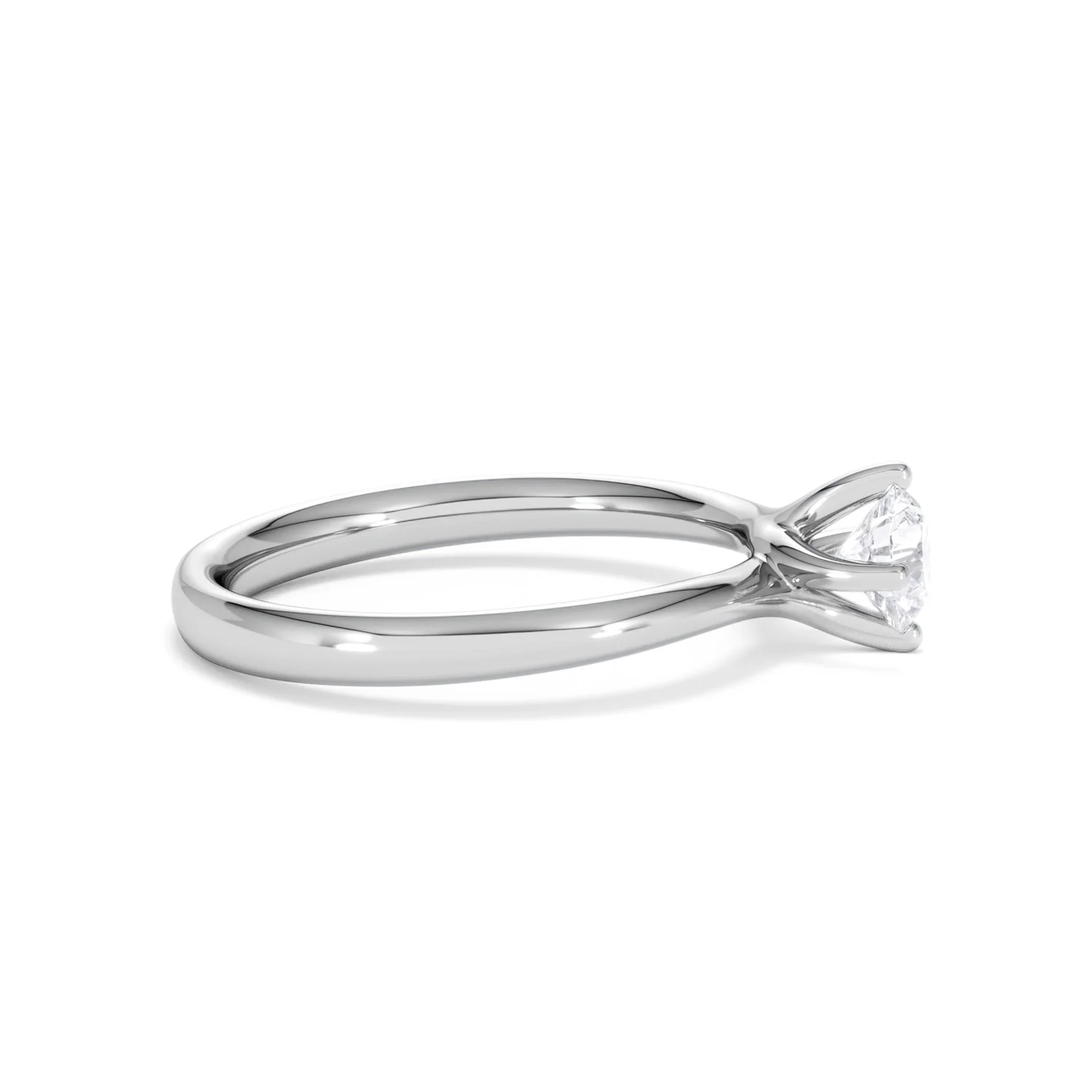 Certified 0.50CT Lily Platinum Engagement Ring G/SI2 - Image 26