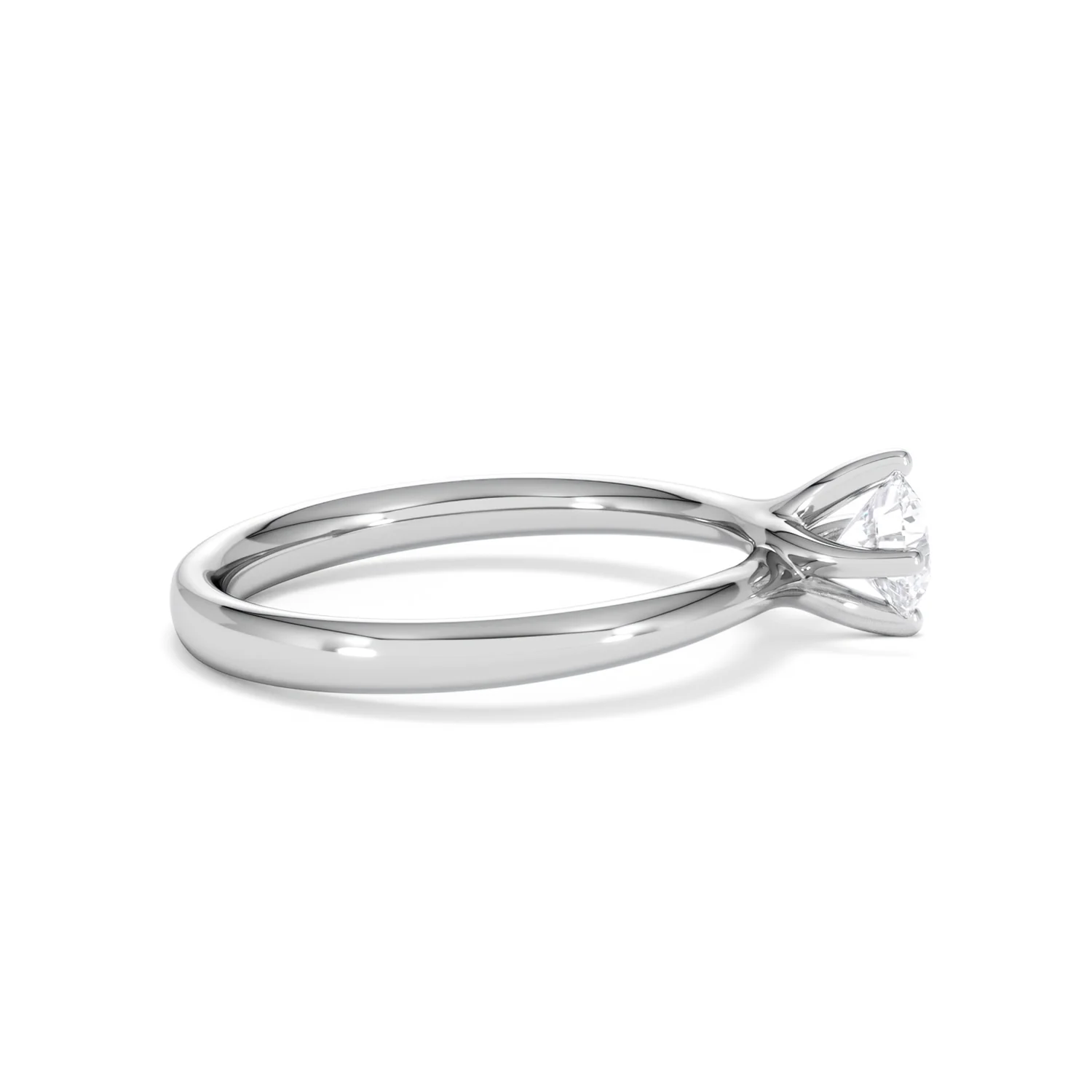 Certified 0.50CT Lily Platinum Engagement Ring G/SI2 - Image 28