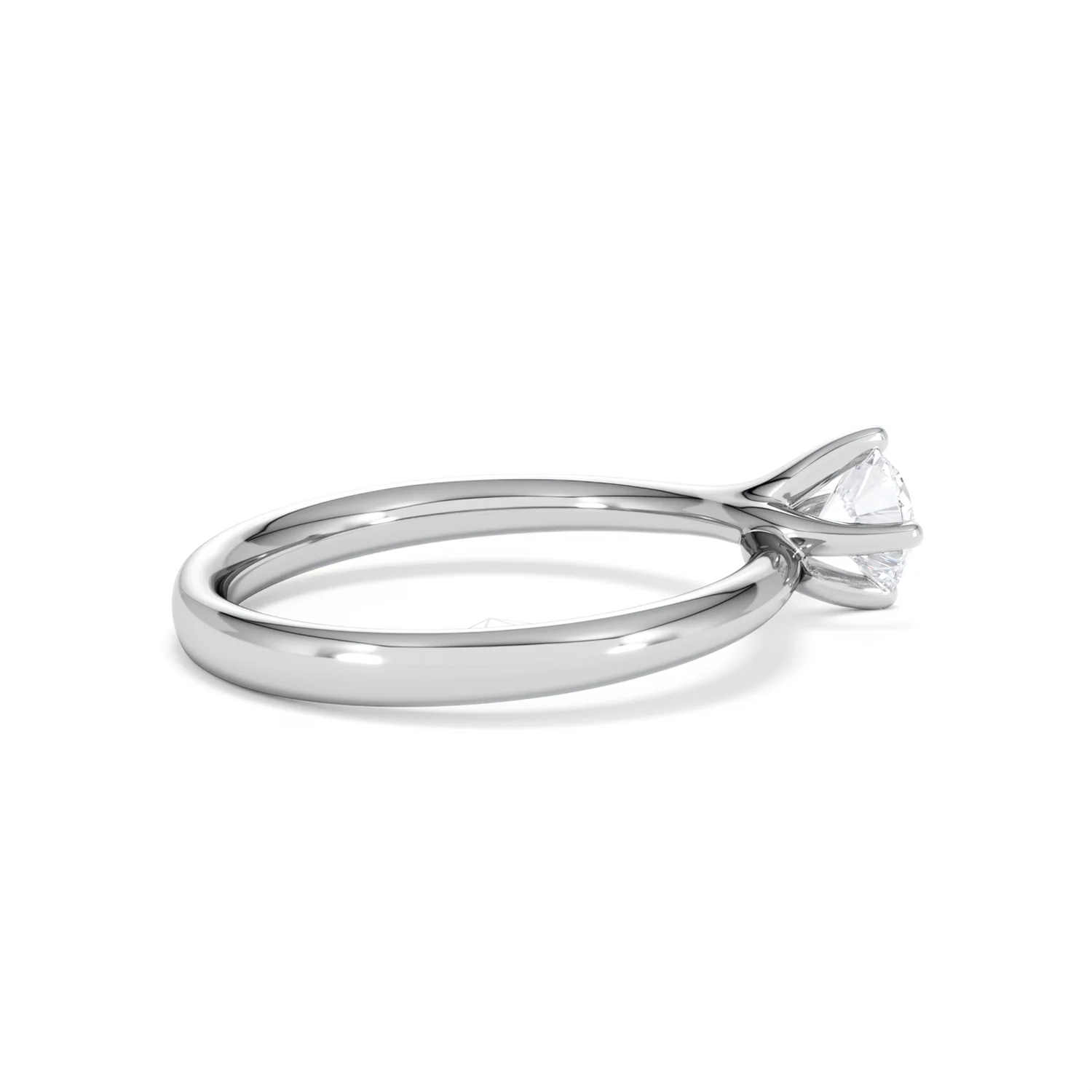 Certified 0.50CT Lily Platinum Engagement Ring G/SI2 - Image 32