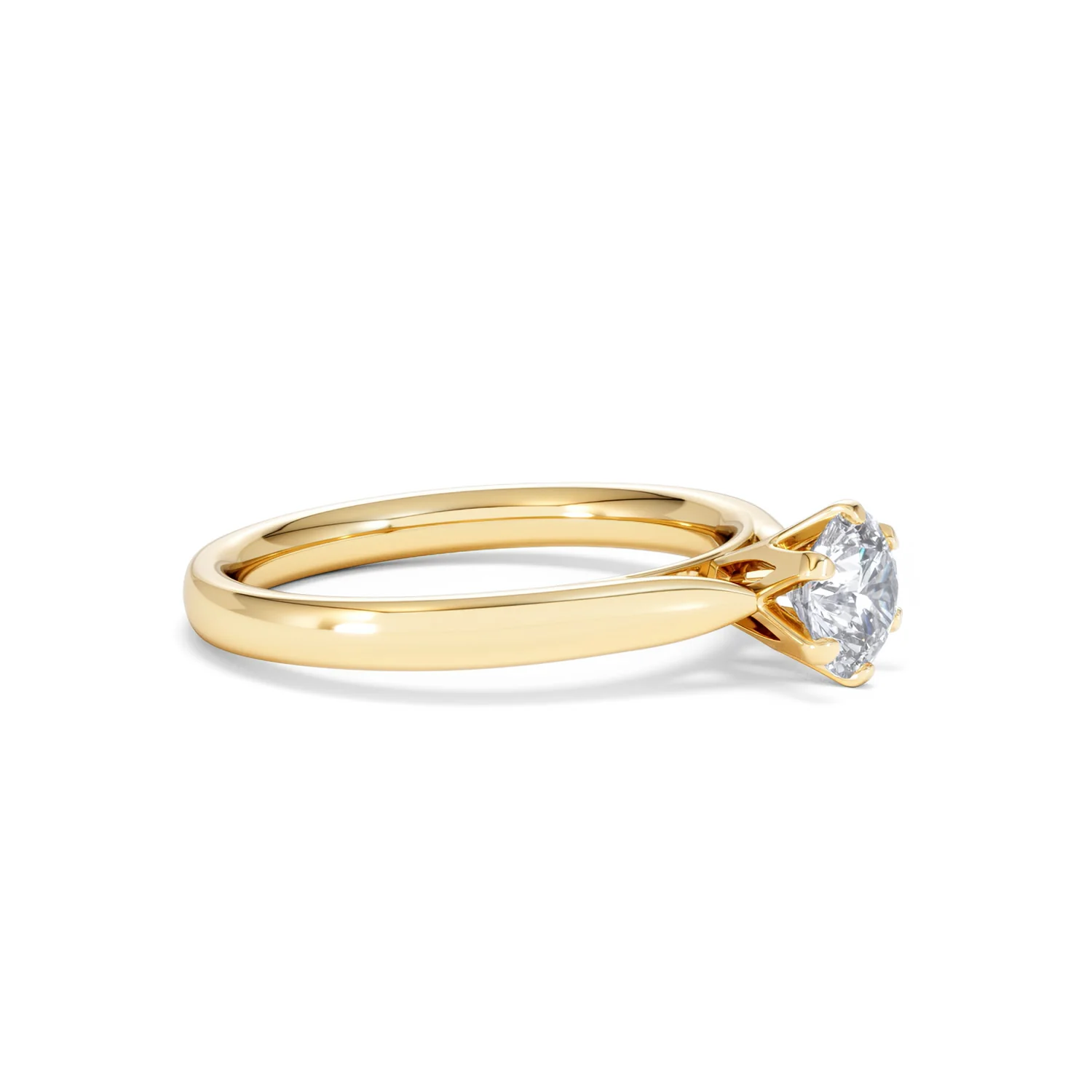 Certified 0.70CT Chloe High 18K Gold Engagement Ring G/VS - Image 21