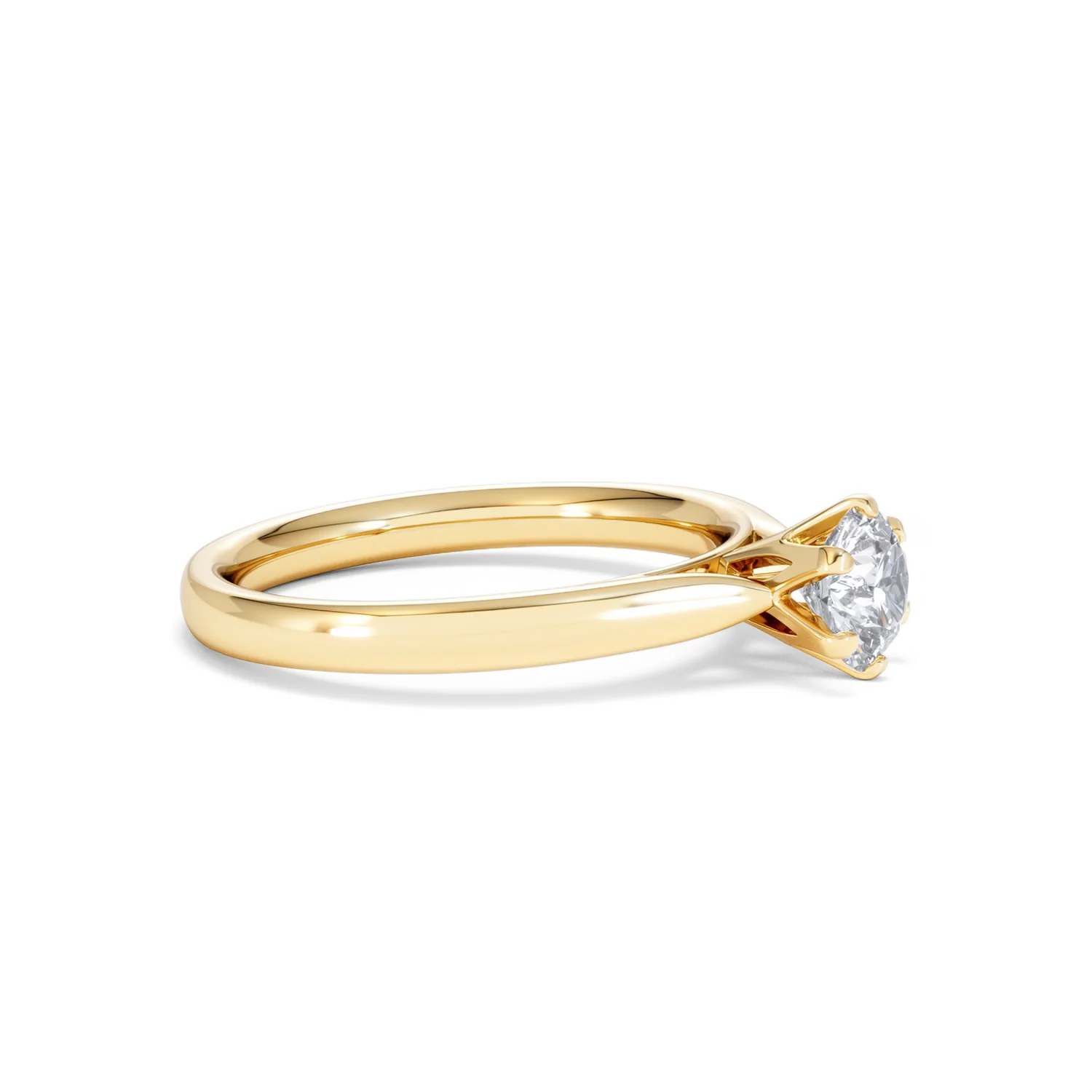 Certified 0.70CT Chloe High 18K Gold Engagement Ring G/VS - Image 22