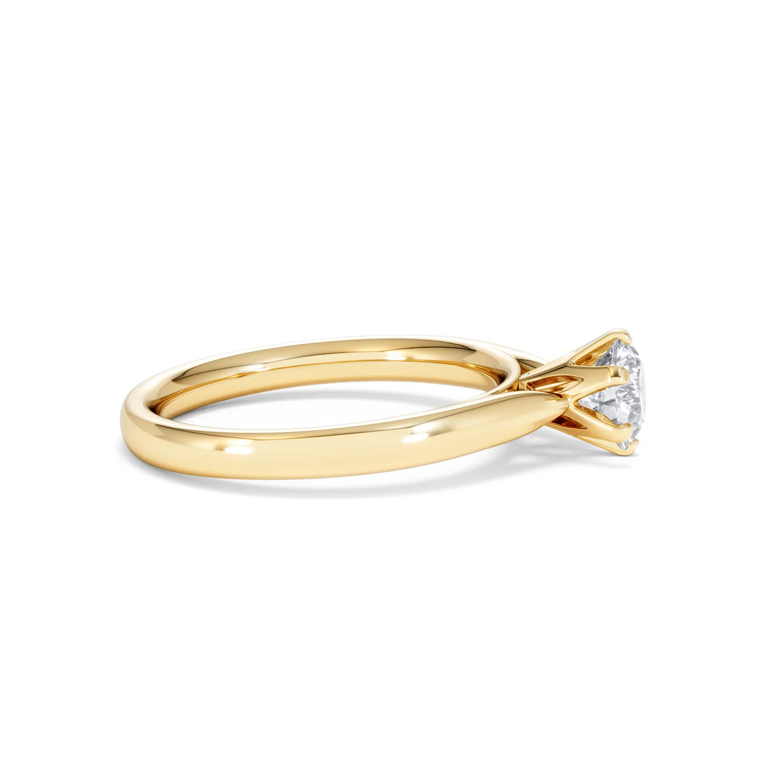 Certified 0.70CT Chloe High 18K Gold Engagement Ring G/VS - Image 26