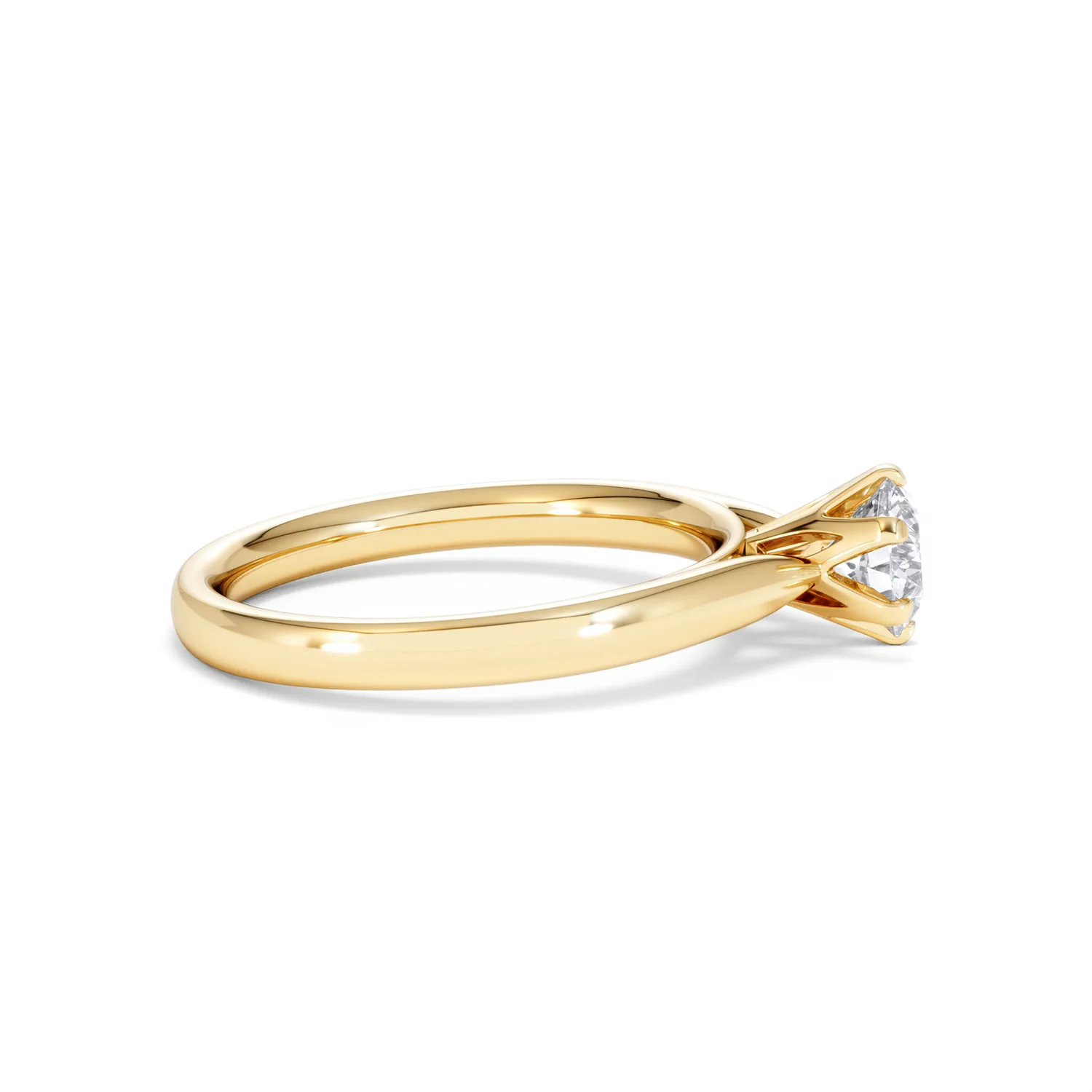 Certified 0.70CT Chloe High 18K Gold Engagement Ring G/VS - Image 27