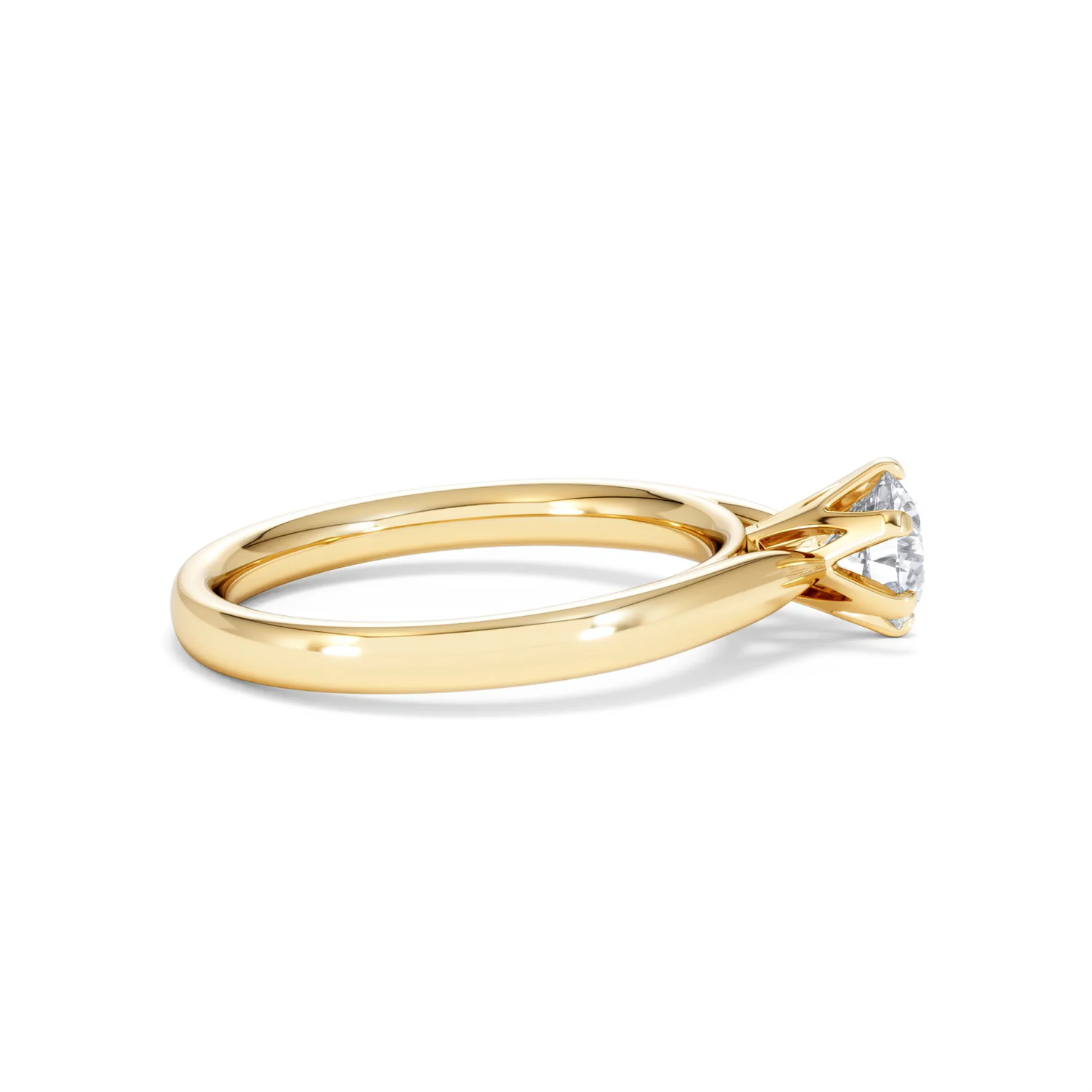 Certified 0.70CT Chloe High 18K Gold Engagement Ring G/VS - Image 28