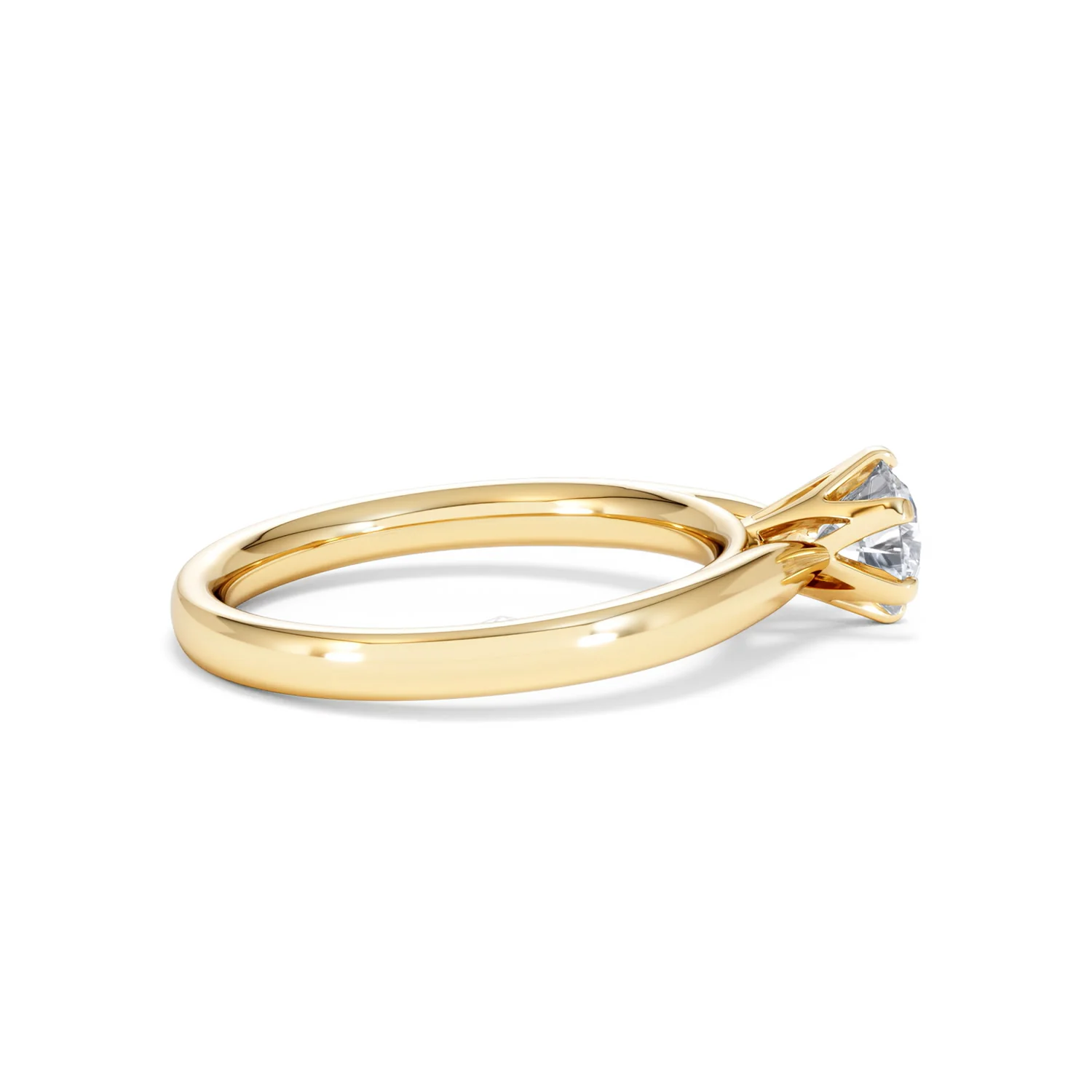 Certified 0.70CT Chloe High 18K Gold Engagement Ring G/VS - Image 30