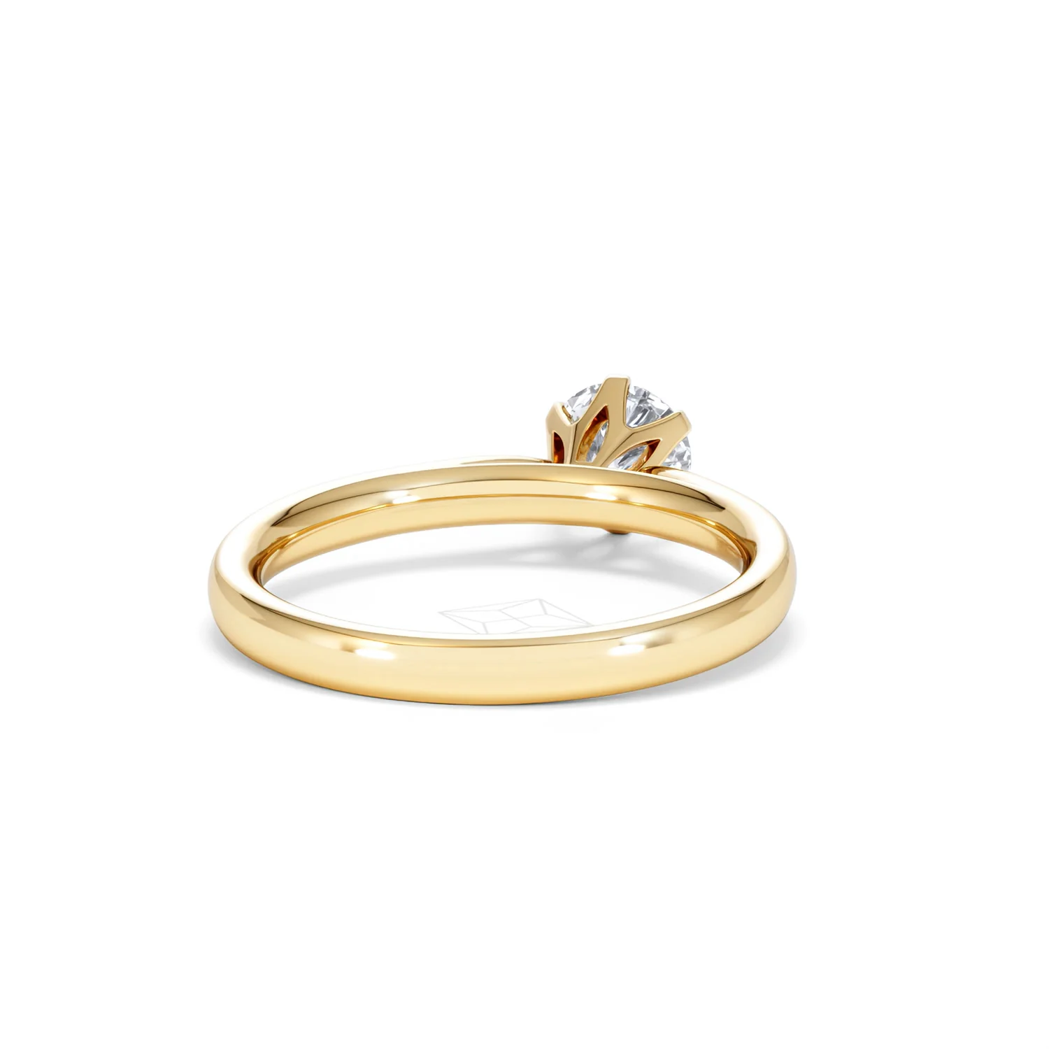 Certified 0.70CT Chloe High 18K Gold Engagement Ring G/VS - Image 44