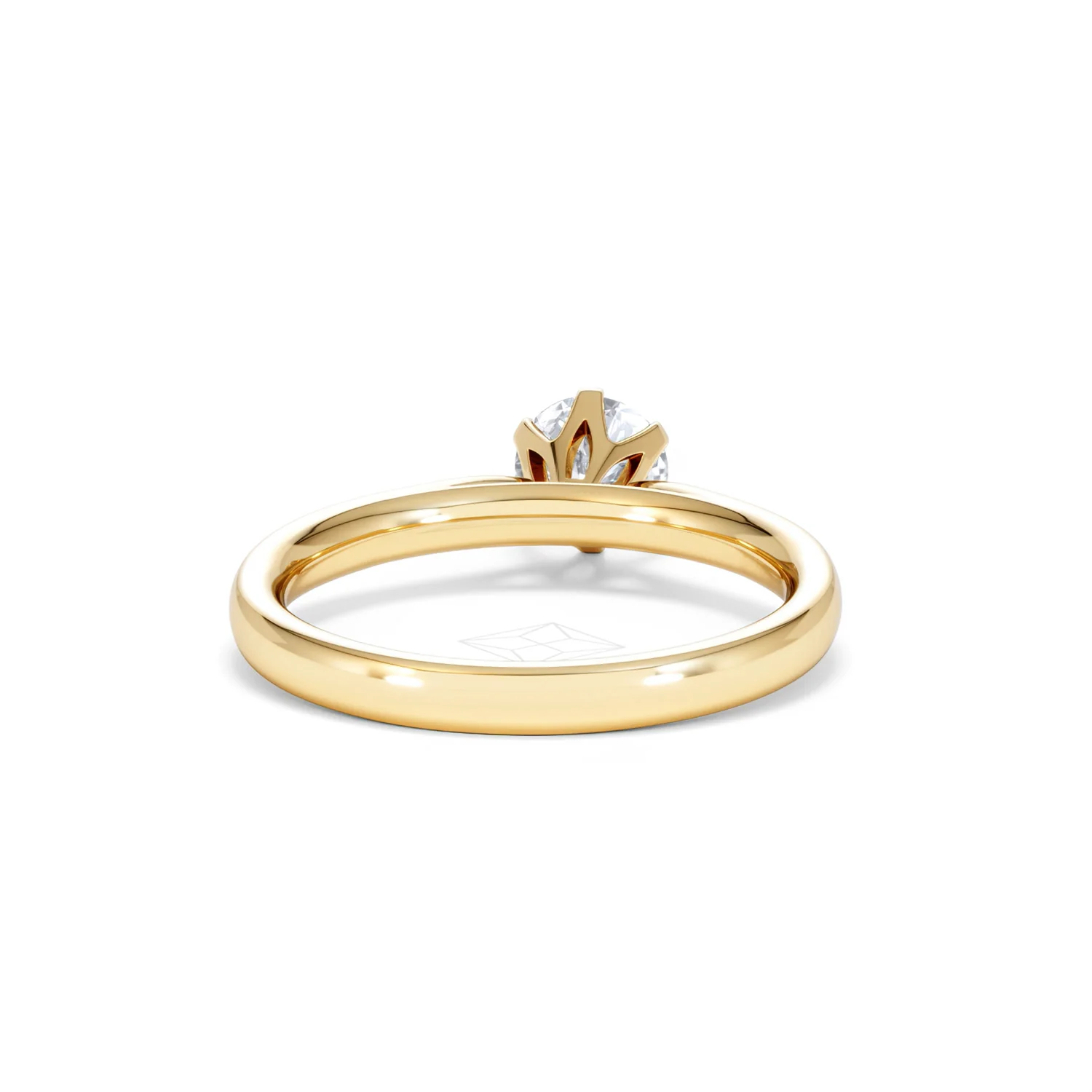 Certified 0.70CT Chloe High 18K Gold Engagement Ring G/VS - Image 46