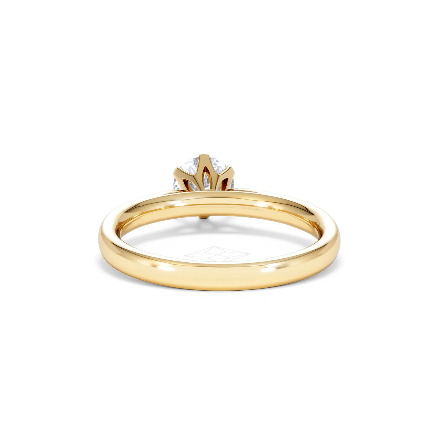 Certified 0.70CT Chloe High 18K Gold Engagement Ring G/VS - Image 49