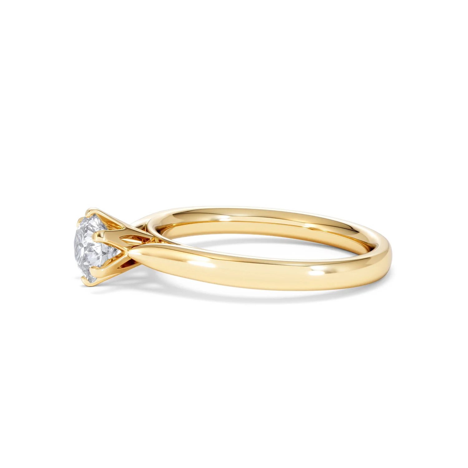 Certified 0.70CT Chloe High 18K Gold Engagement Ring G/VS - Image 72