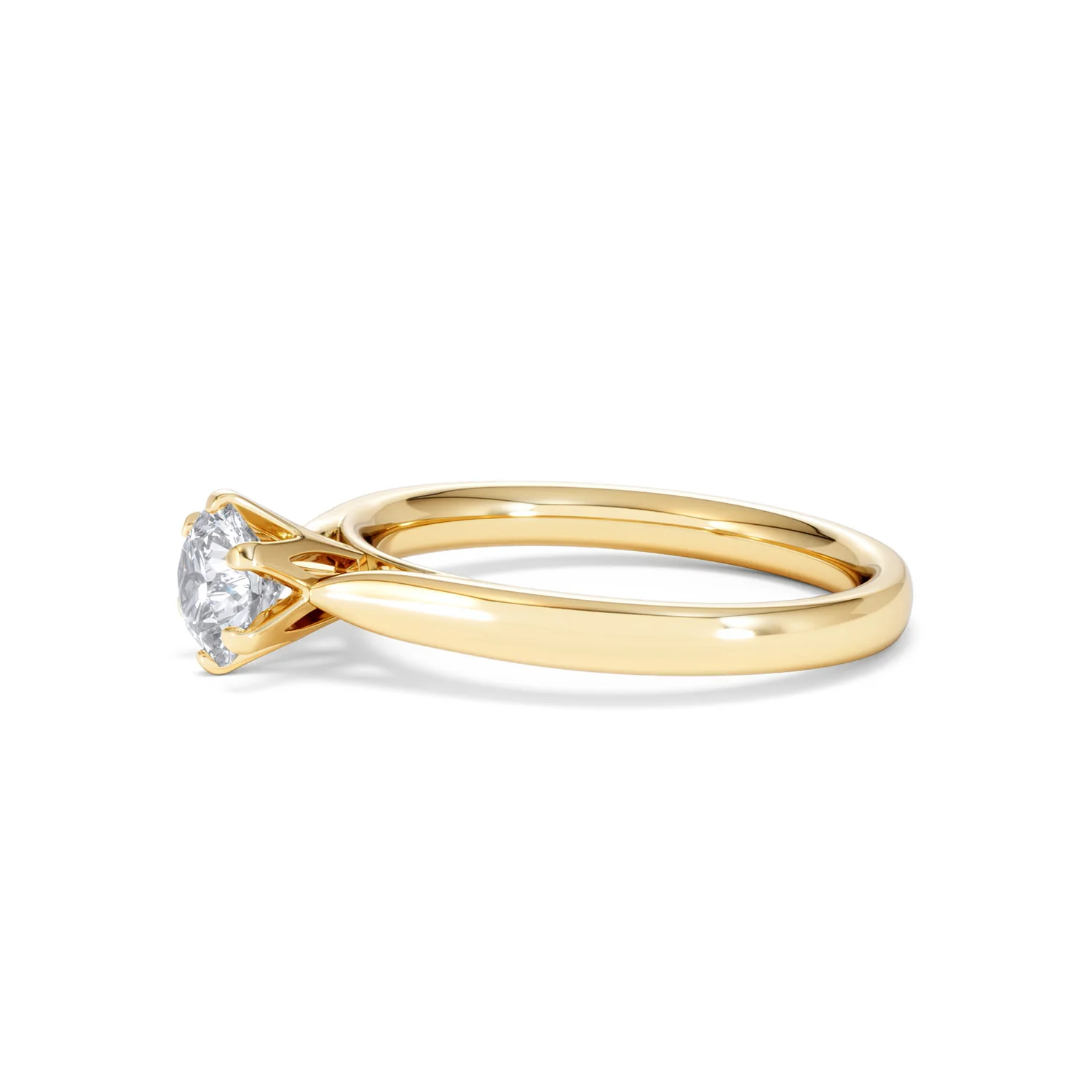 Certified 0.70CT Chloe High 18K Gold Engagement Ring G/VS - Image 73