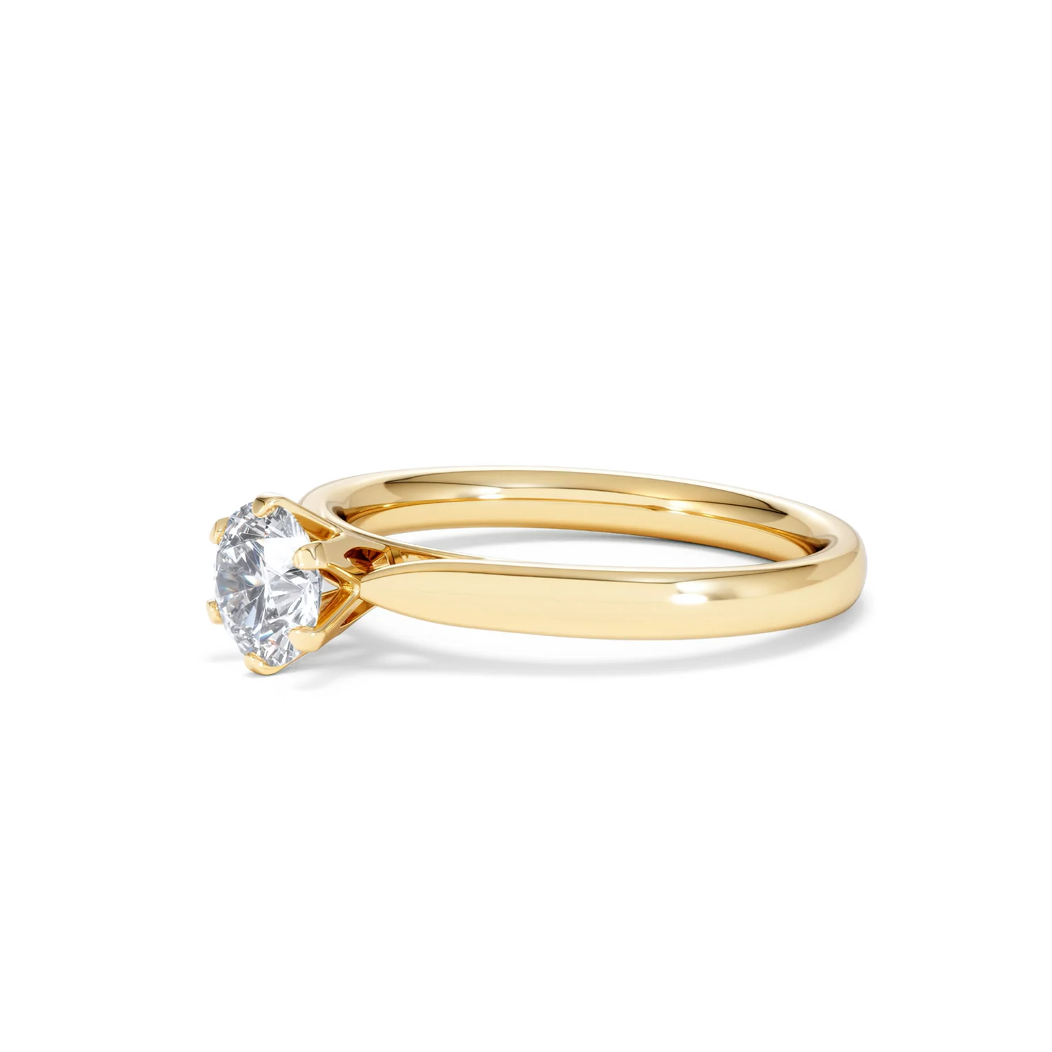 Certified 0.70CT Chloe High 18K Gold Engagement Ring G/VS - Image 77