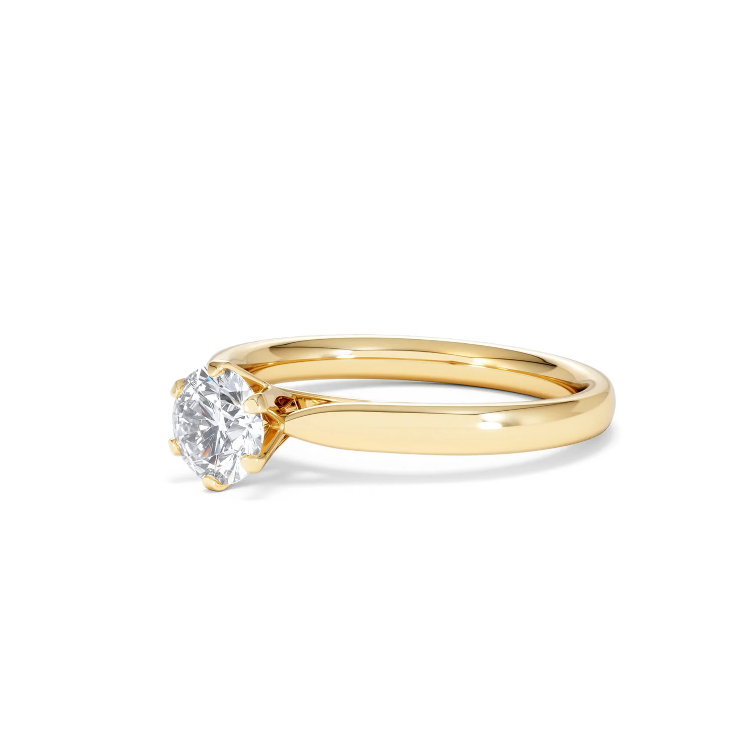 Certified 0.70CT Chloe High 18K Gold Engagement Ring G/VS - Image 79