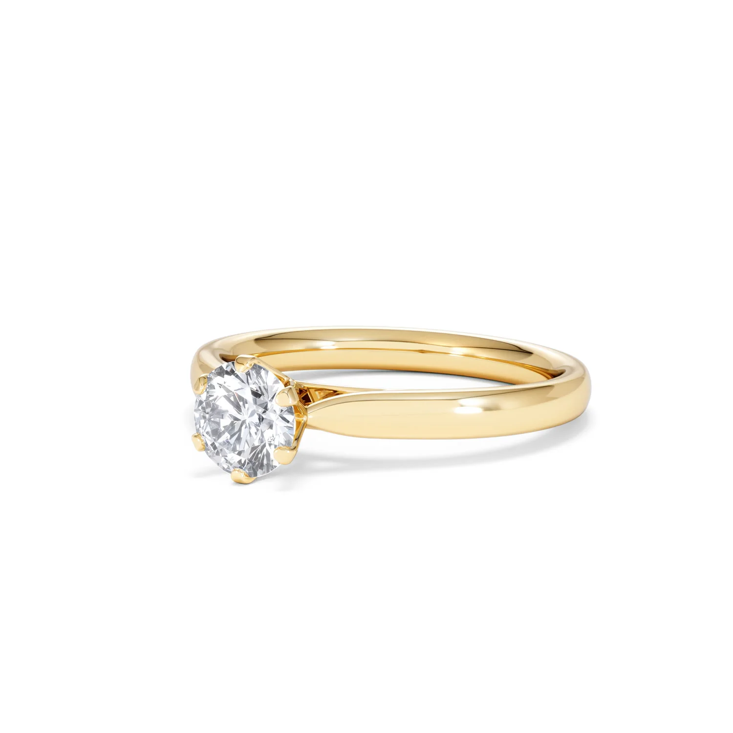 Certified 0.70CT Chloe High 18K Gold Engagement Ring G/VS - Image 81