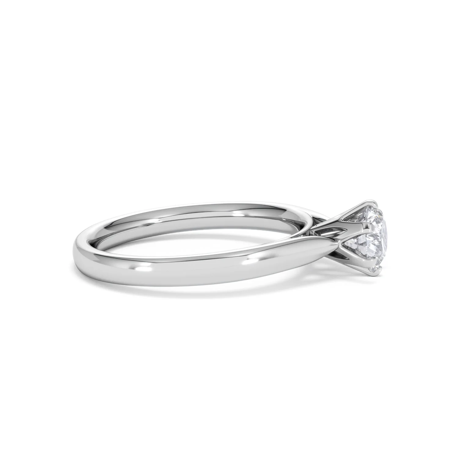Certified 0.70CT Chloe High 18K White Gold Engagement Ring G/VS - Image 25