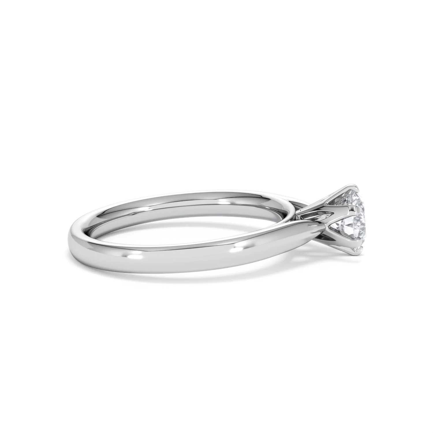 Certified 0.70CT Chloe High 18K White Gold Engagement Ring G/VS - Image 27