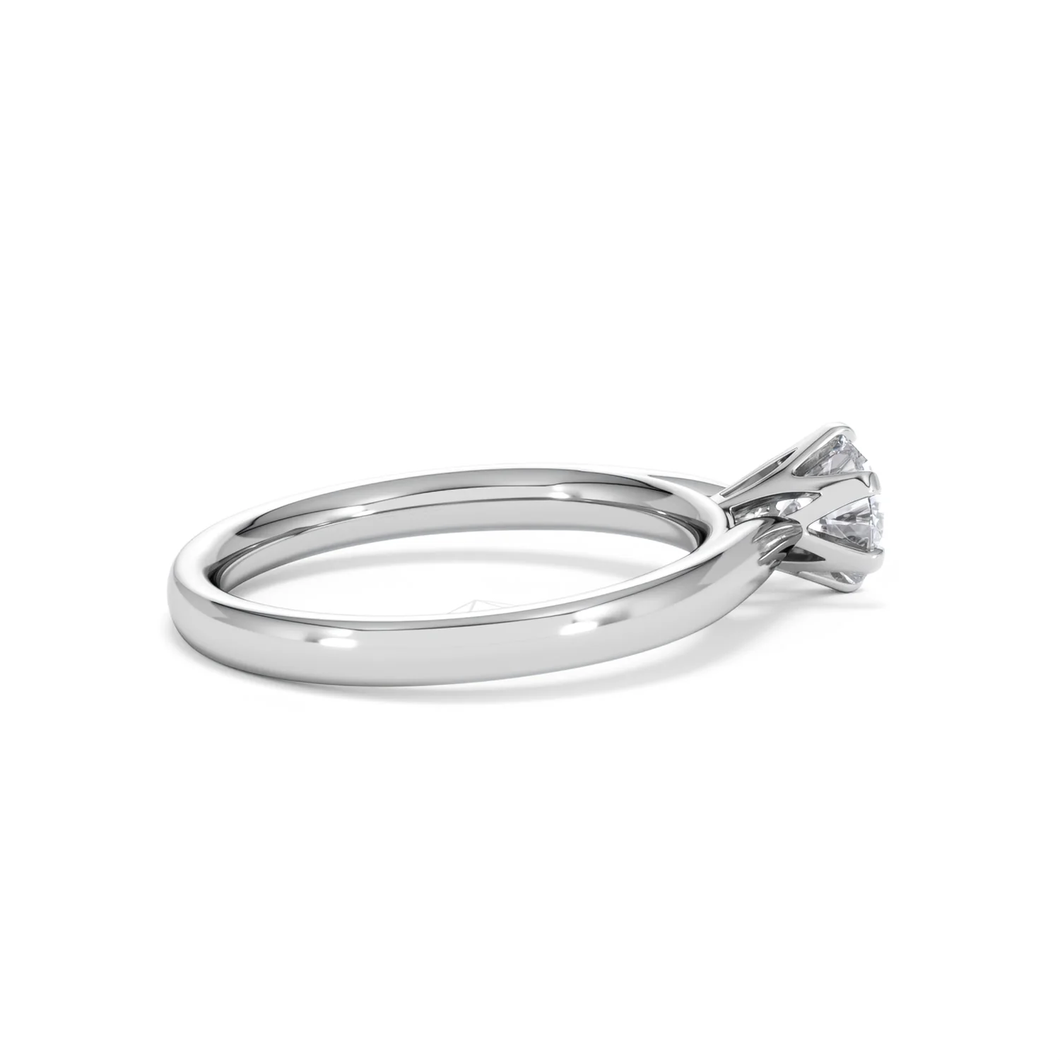 Certified 0.70CT Chloe High 18K White Gold Engagement Ring G/VS - Image 32