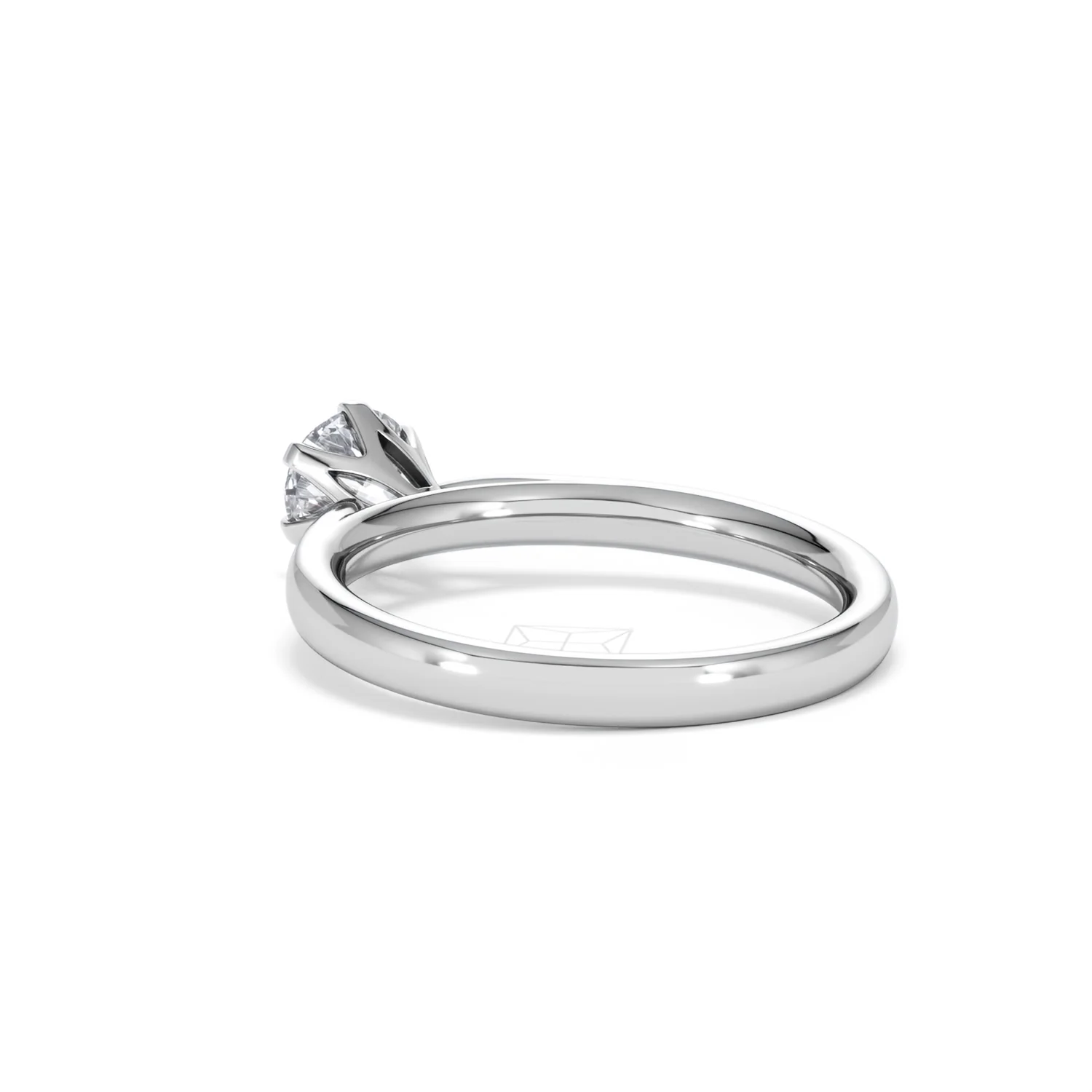 Certified 0.70CT Chloe High 18K White Gold Engagement Ring G/VS - Image 56